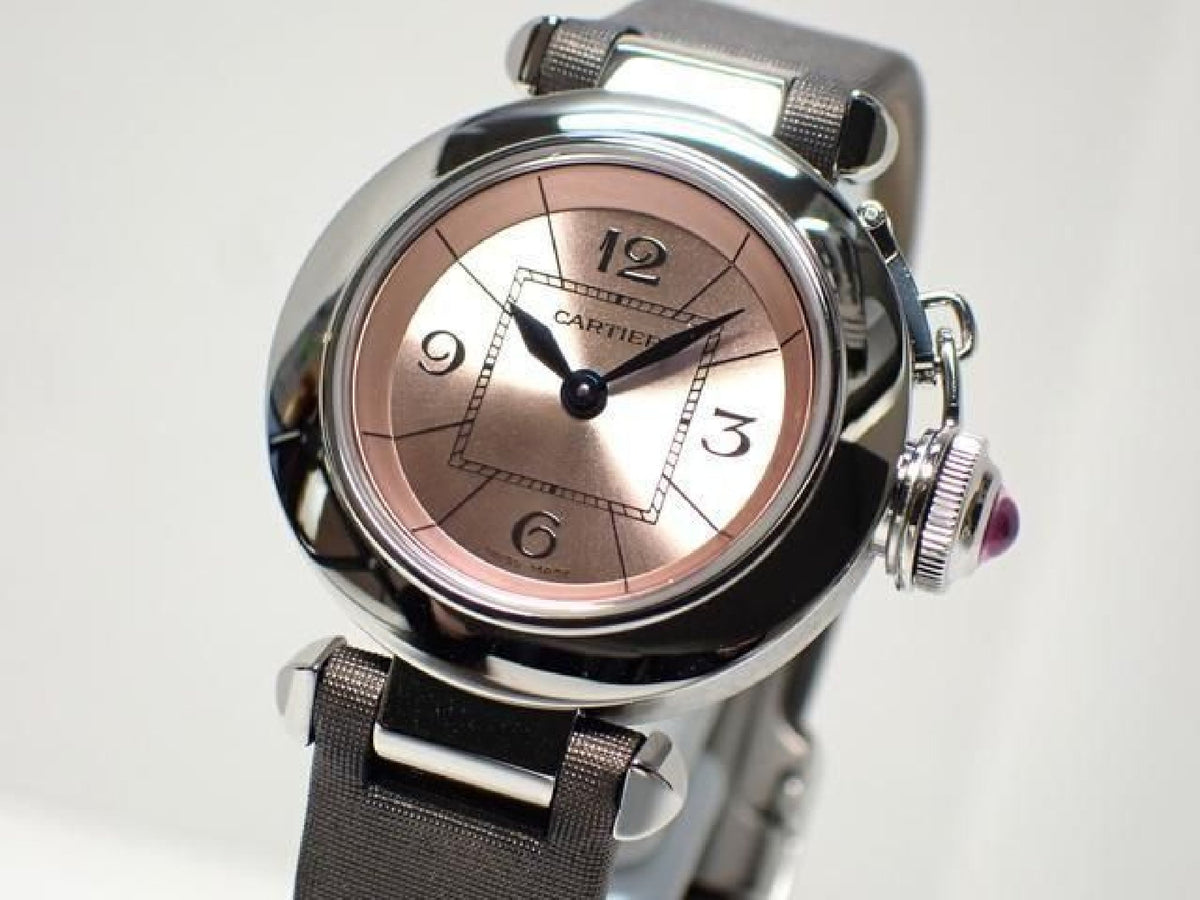 CARTIER Miss Pasha roze quartz W3140026 '19 Dames 191416931 hannari-shop