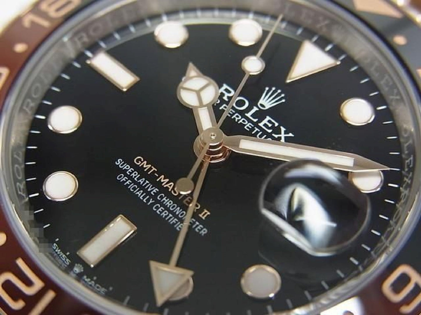 ROLEX GMT MasterII SS x Everose Gold 126711CHNR 25 gekocht Heren 191431369 hannari-shop