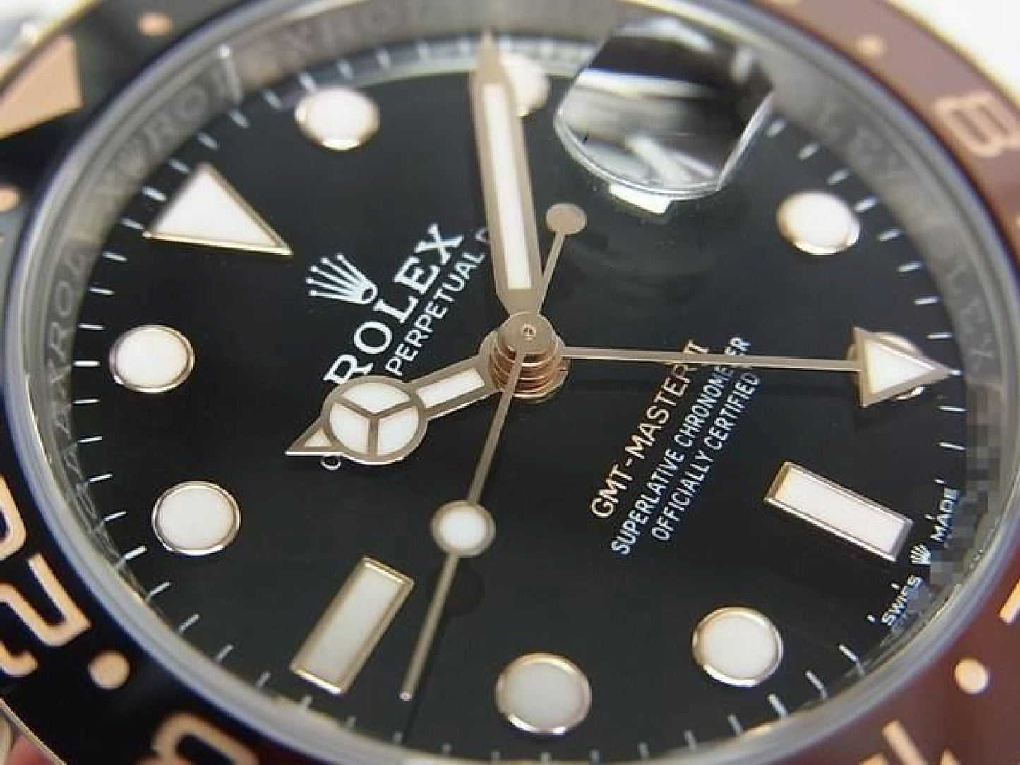 ROLEX GMT MasterII SS x Everose Gold 126711CHNR 25 gekocht Heren 191431369 hannari-shop