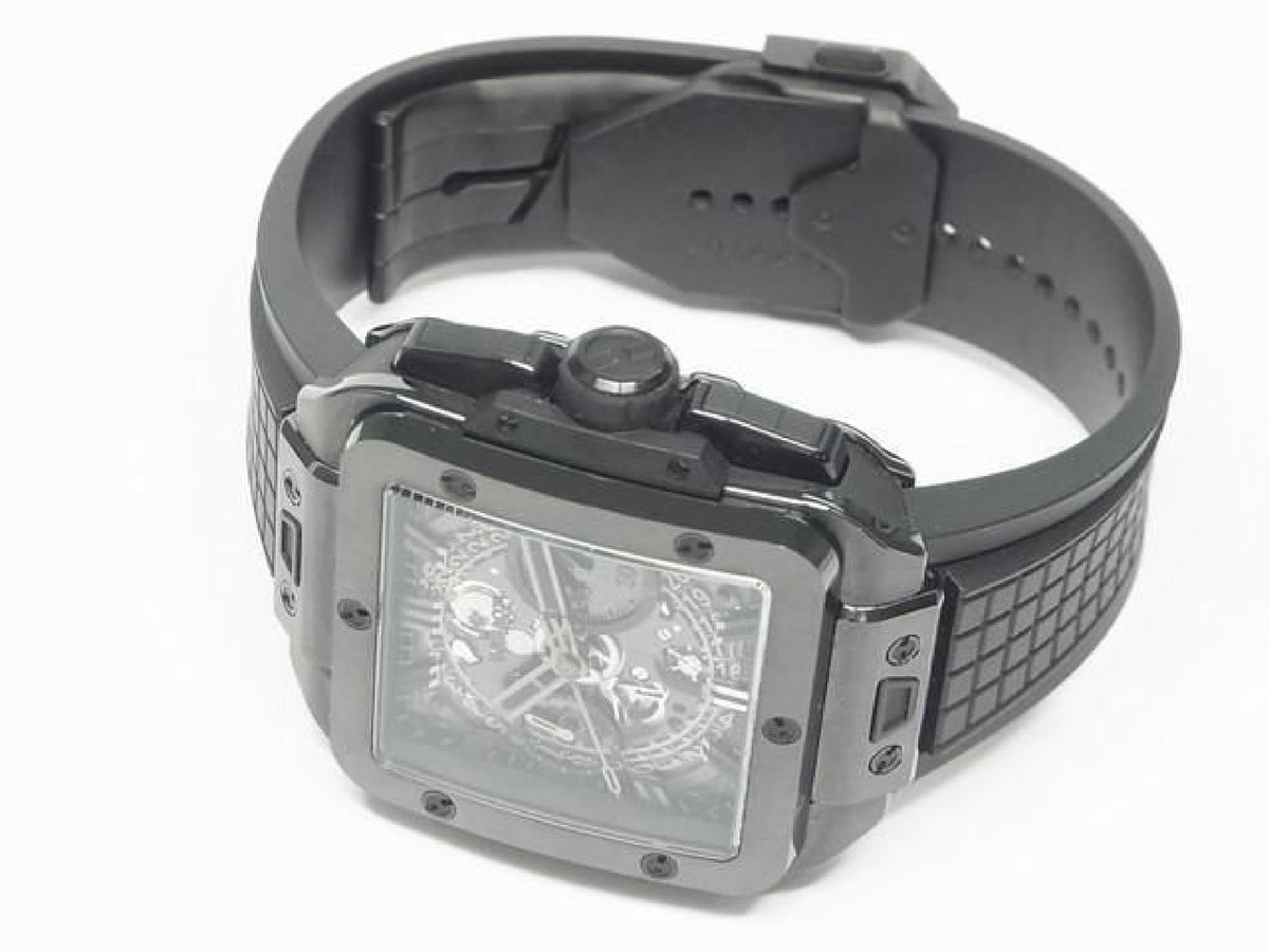 HUBLOT Square Bang Unico volledig zwart wereld250 lot gelimiteerd heren 191479219 hannari-shop