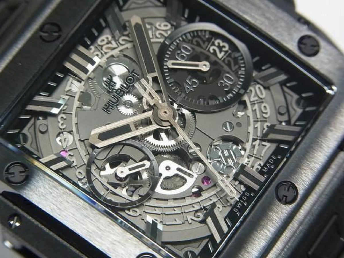 HUBLOT Square Bang Unico volledig zwart wereld250 lot gelimiteerd heren 191479219 hannari-shop