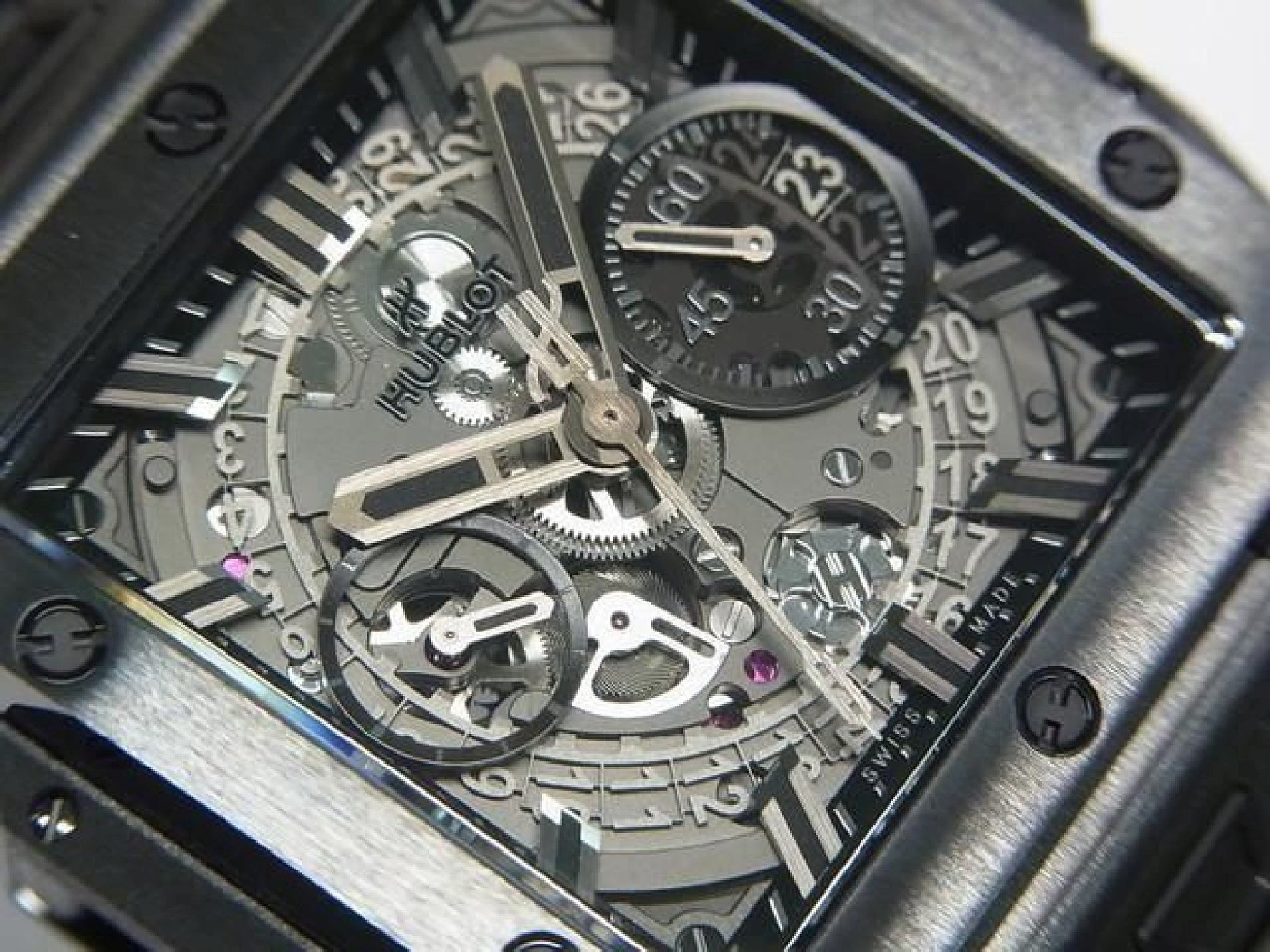HUBLOT Square Bang Unico volledig zwart wereld250 lot gelimiteerd heren 191479219 hannari-shop
