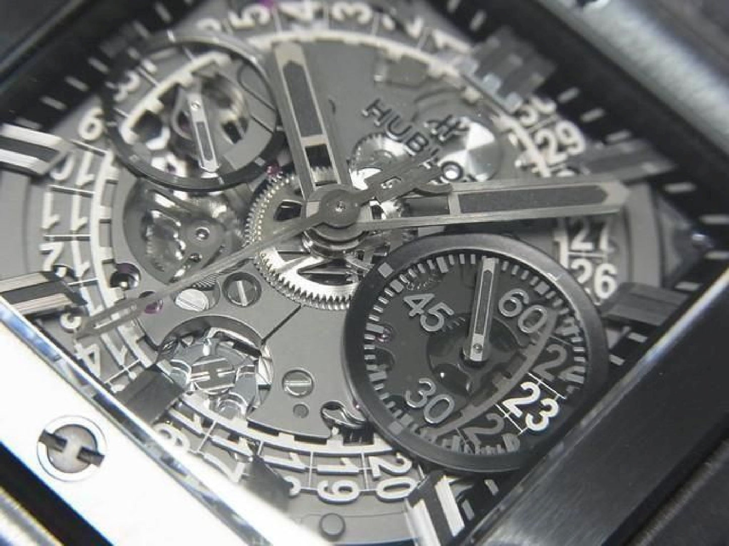 HUBLOT Square Bang Unico volledig zwart wereld250 lot gelimiteerd heren 191479219 hannari-shop