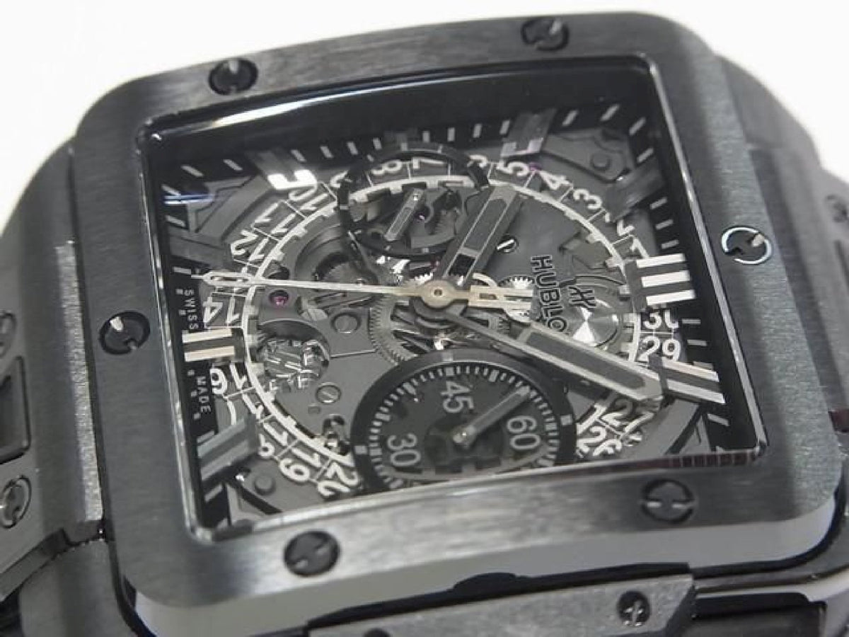 HUBLOT Square Bang Unico volledig zwart wereld250 lot gelimiteerd heren 191479219 hannari-shop