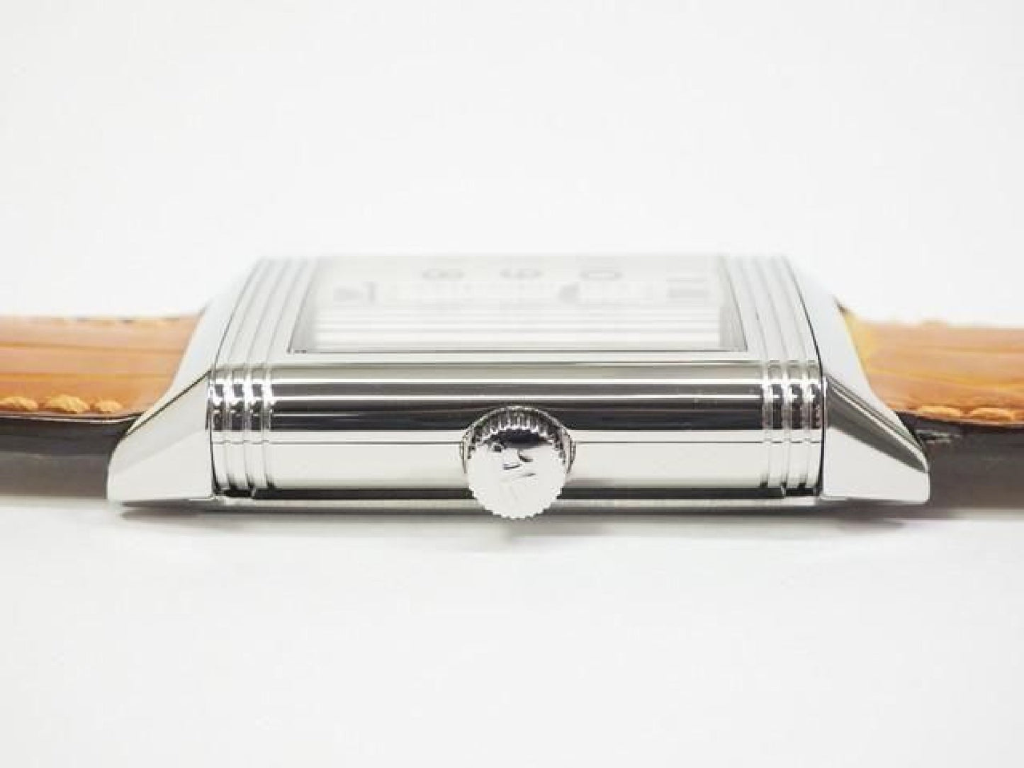 JAEGER LECOULTRE large Reverso silver Ref.Q2708410 Genuine goods Mens 191479534 hannari-shop