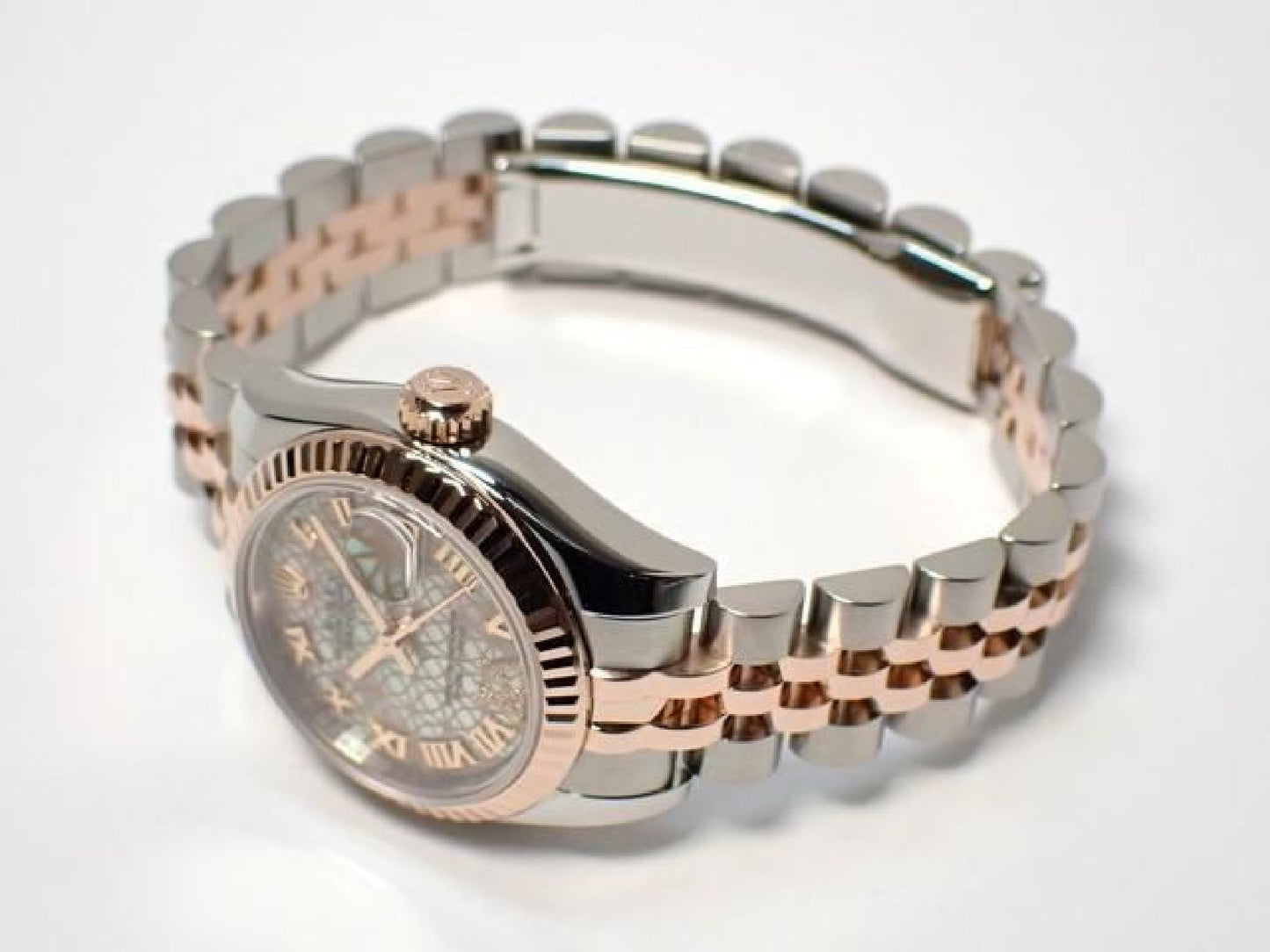 ROLEX Datejust circle Flower VI diamond PG combination 179171NR '18 Mens 191598911 hannari-shop