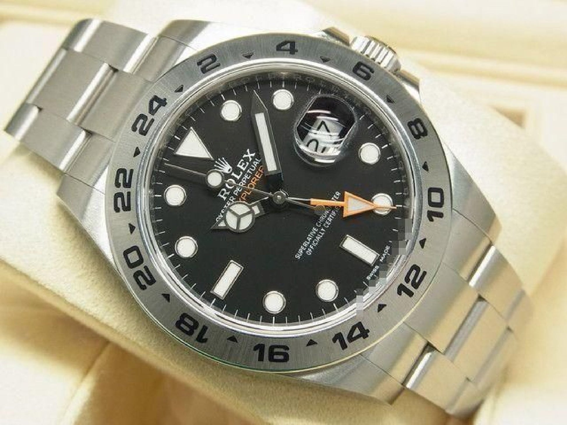 ROLEX EXPLORERII black Dial 216570 Genuine goods Mens 191609729 hannari-shop