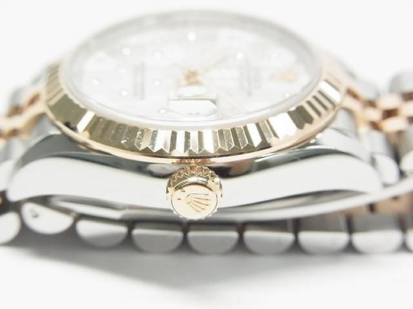 ROLEX Datejust 31 SS x Everose Gold combinatie met bloemmotief 278271 Heren 191629072 hannari-shop
