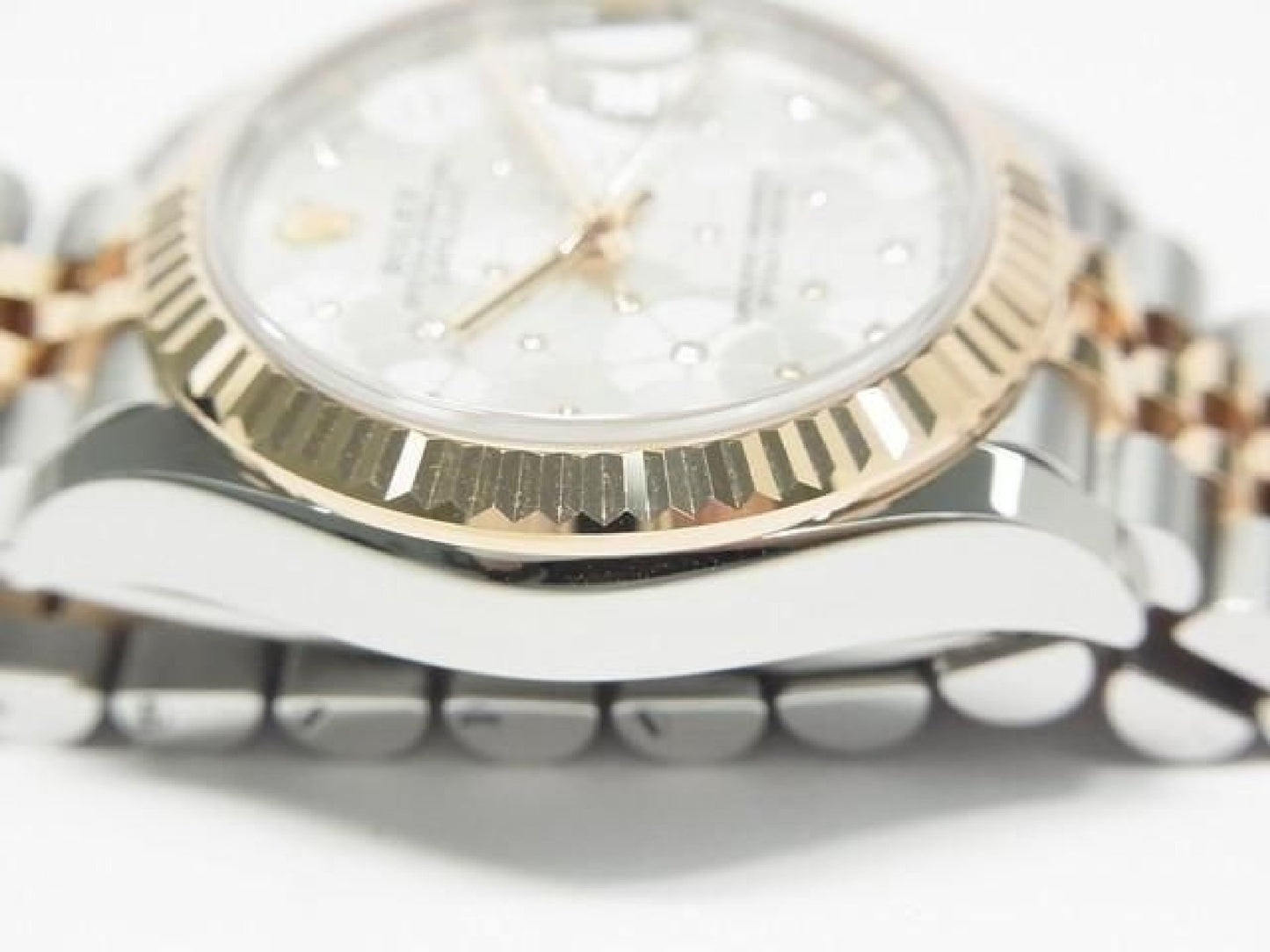 ROLEX Datejust 31 SS x Everose Gold combinatie met bloemmotief 278271 Heren 191629072 hannari-shop