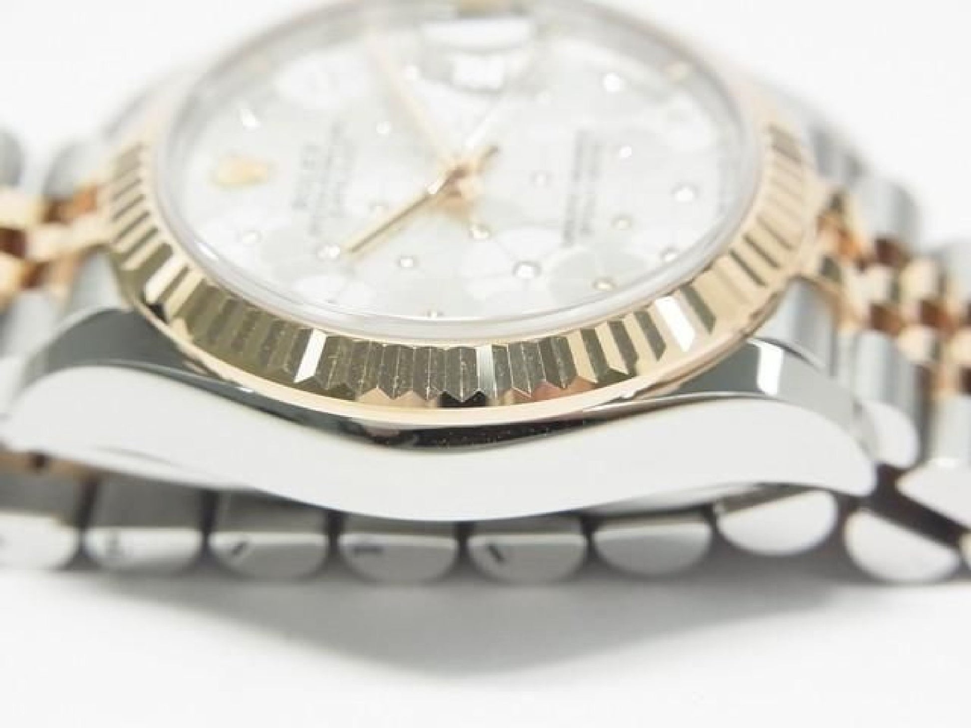 ROLEX Datejust 31 SS x Everose Gold combinatie met bloemmotief 278271 Heren 191629072 hannari-shop