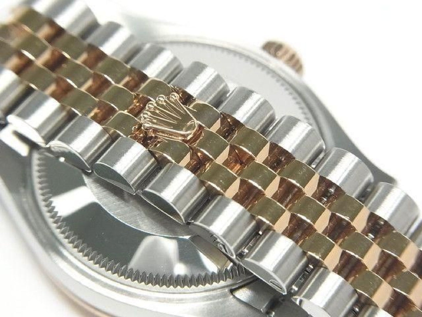 ROLEX Datejust 31 SS x Everose Gold combinatie met bloemmotief 278271 Heren 191629072 hannari-shop