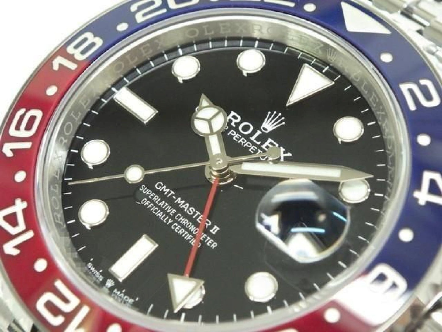 ROLEX GMT MasterII red blue bezel Jubilee Bracelet 126710BLRO '22 purchased Mens 191676704 hannari-shop