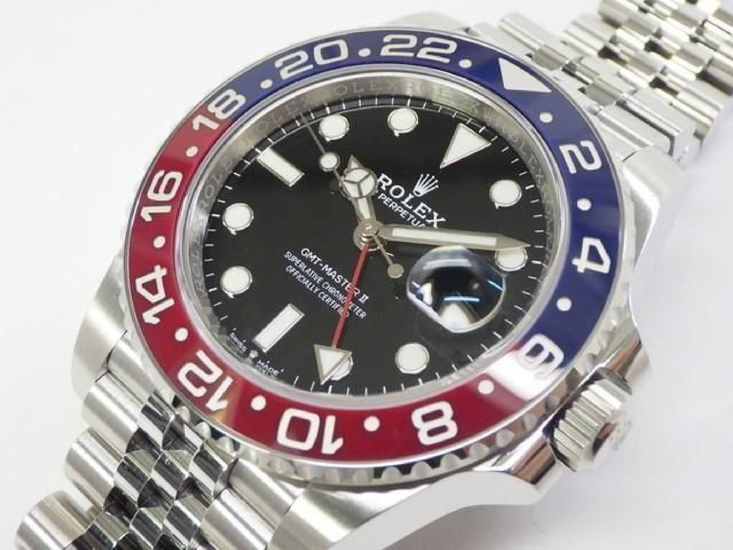 ROLEX GMT MasterII red blue bezel Jubilee Bracelet 126710BLRO '22 purchased Mens 191676704 hannari-shop