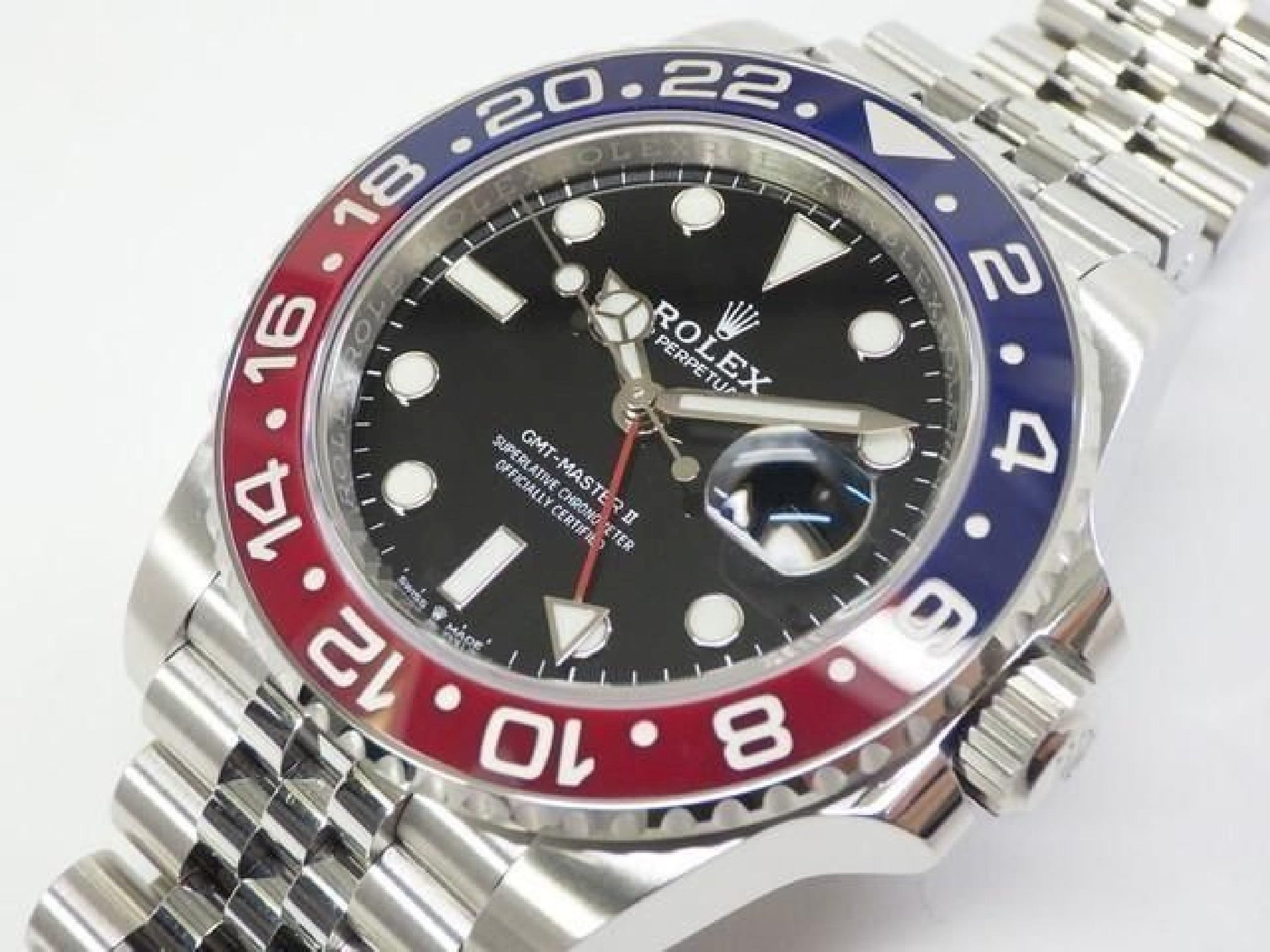 ROLEX GMT MasterII red blue bezel Jubilee Bracelet 126710BLRO '22 purchased Mens 191676704 hannari-shop