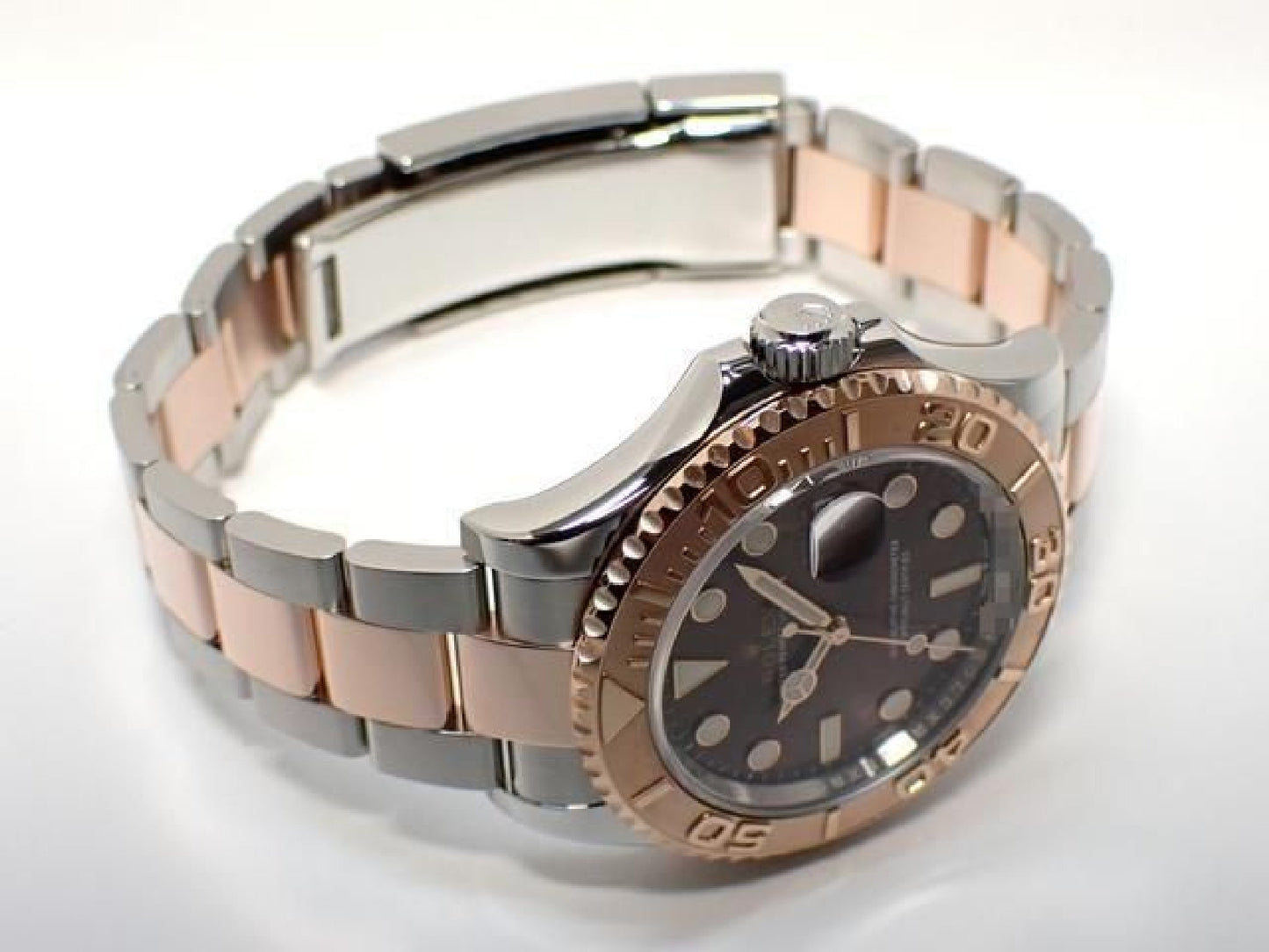 ROLEX YACHT-MASTER 40 SS x Everose Gold combination Chocolate Dial Ref.126621 '20 Mens 191679390 hannari-shop