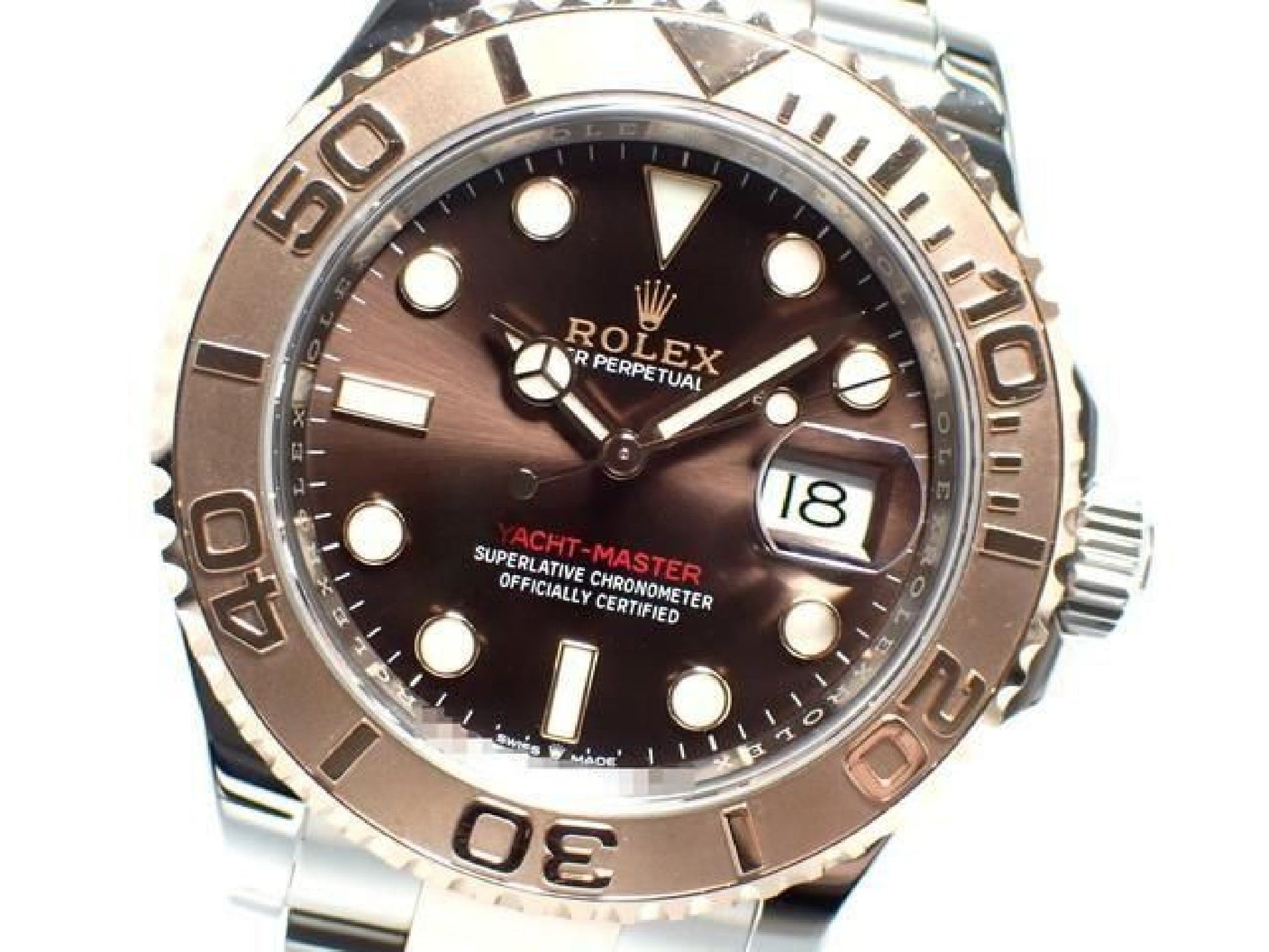ROLEX YACHT-MASTER 40 SS x Everose Gold combination Chocolate Dial Ref.126621 '20 Mens 191679390 hannari-shop