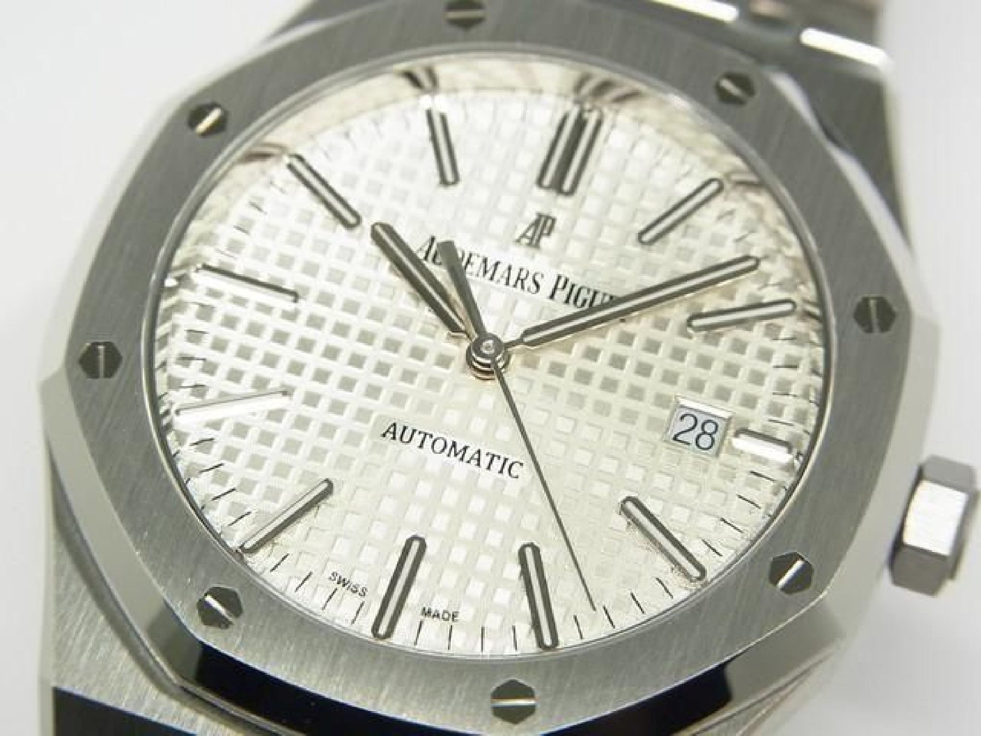 AUDEMARS PIGUET Royal Oak Automatisch 41 MM zilveren wijzerplaat 15400ST Heren 191707786 hannari-shop