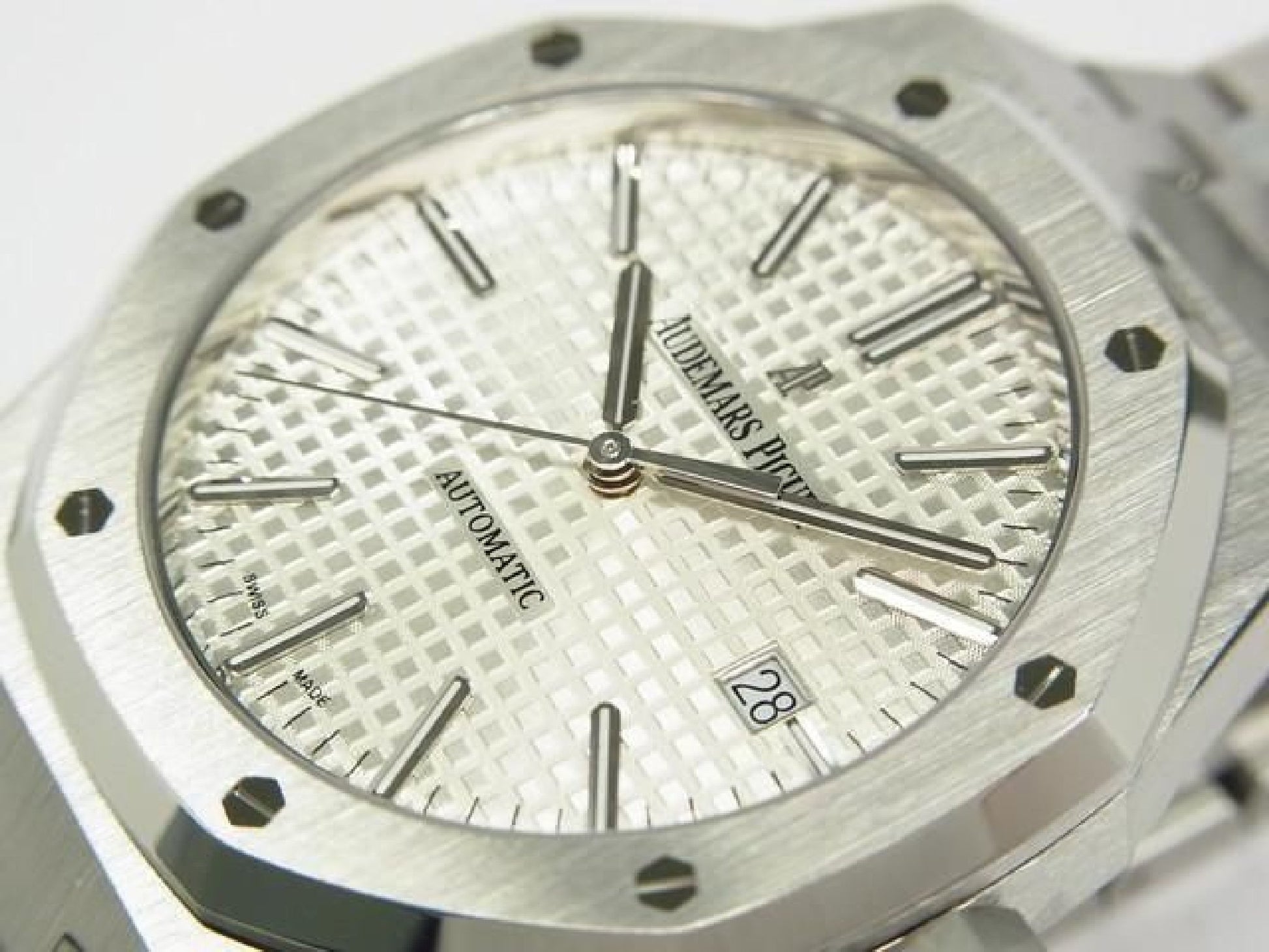 AUDEMARS PIGUET Royal Oak Automatisch 41 MM zilveren wijzerplaat 15400ST Heren 191707786 hannari-shop