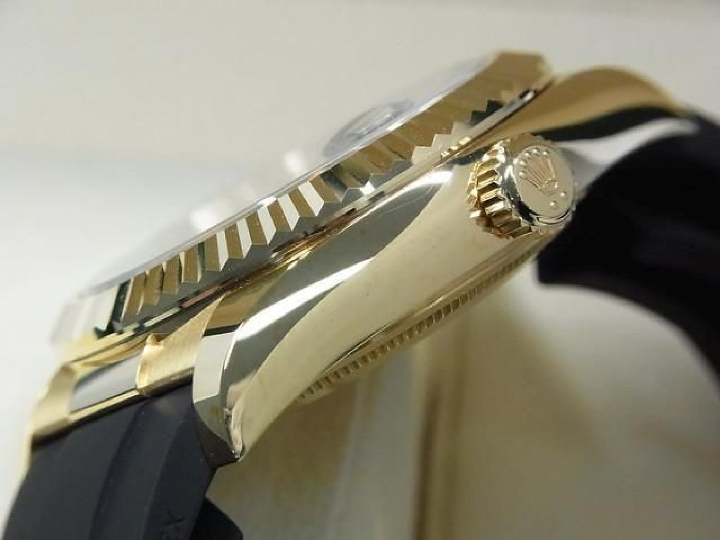 ROLEX Sky-Dweller 18KYG zwarte wijzerplaat 326238 Heren 191758815 hannari-shop
