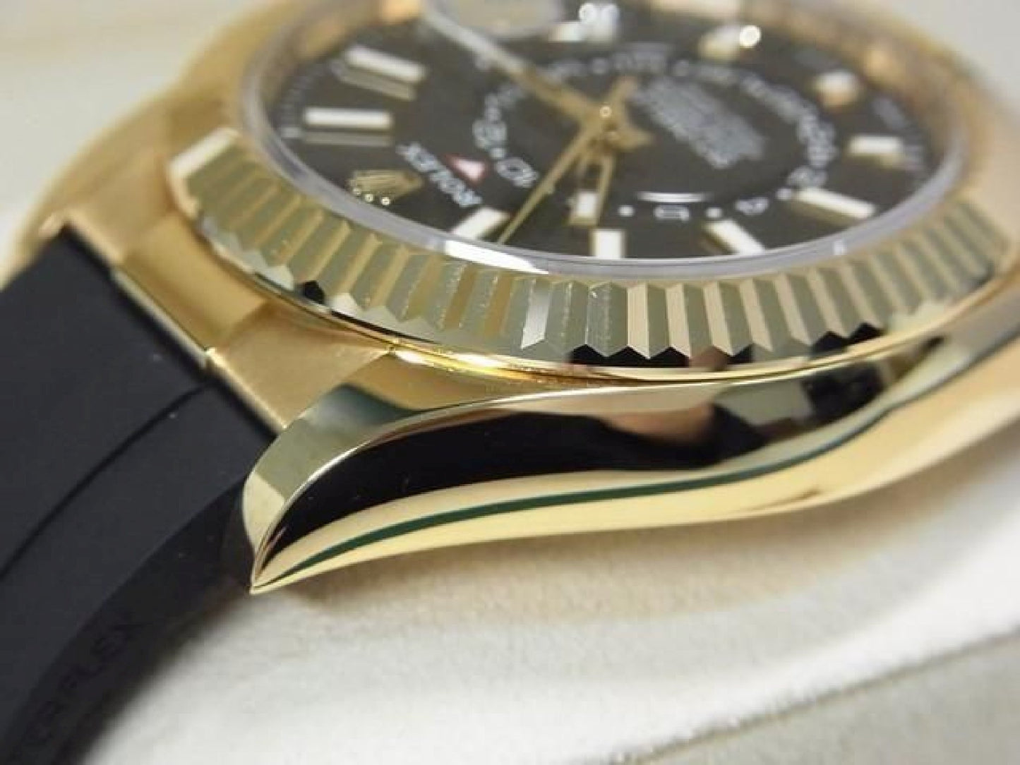 ROLEX Sky-Dweller 18KYG zwarte wijzerplaat 326238 Heren 191758815 hannari-shop