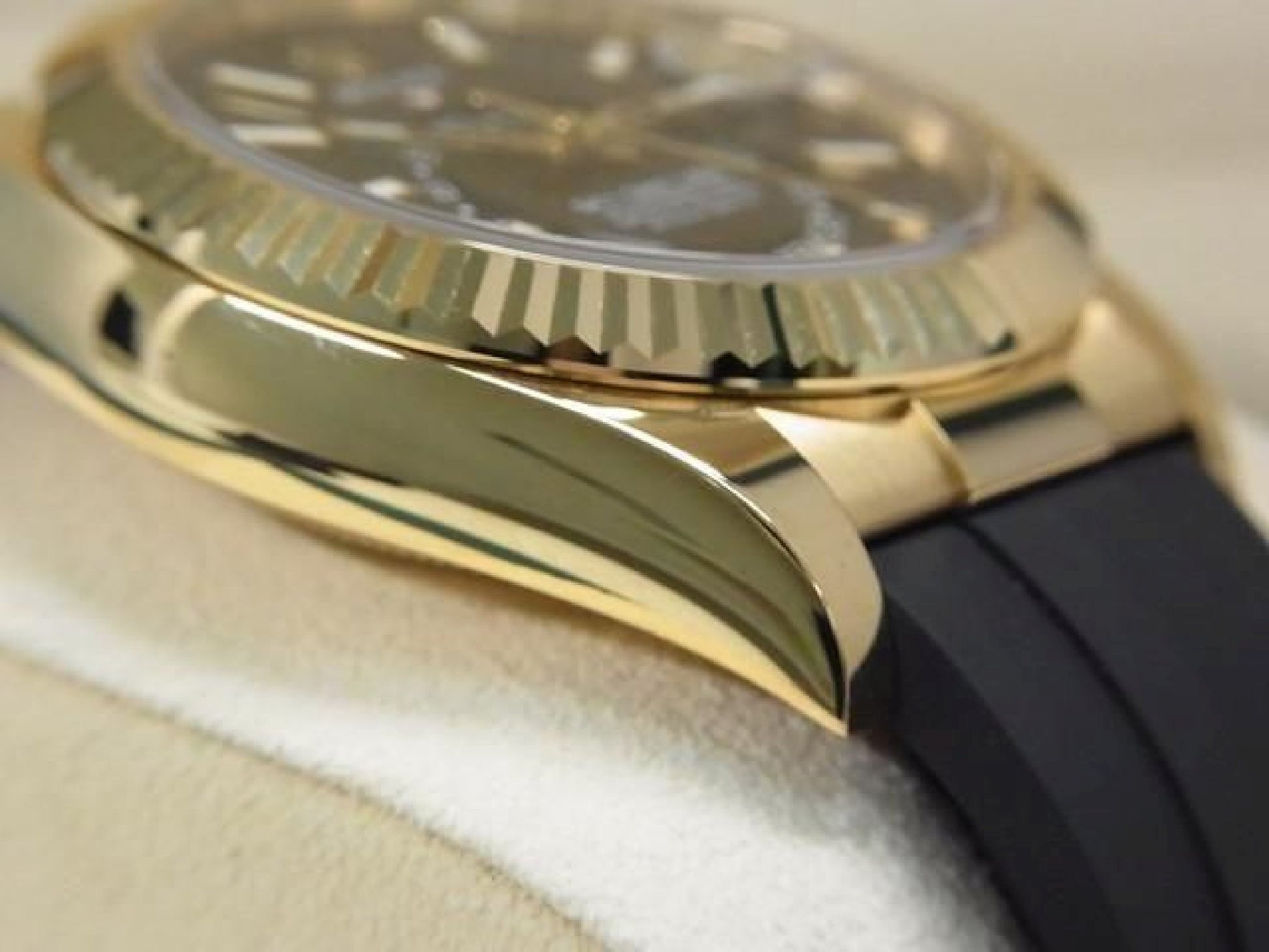 ROLEX Sky-Dweller 18KYG zwarte wijzerplaat 326238 Heren 191758815 hannari-shop