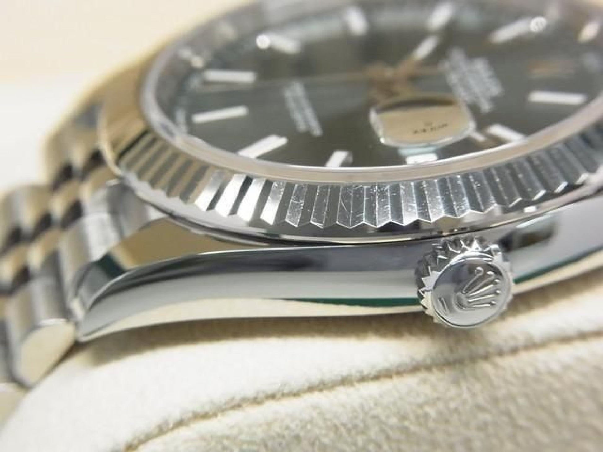 ROLEX Datejust 41 muntgroene wijzerplaat 126334 Jubilee armband Heren 191858255 hannari-shop