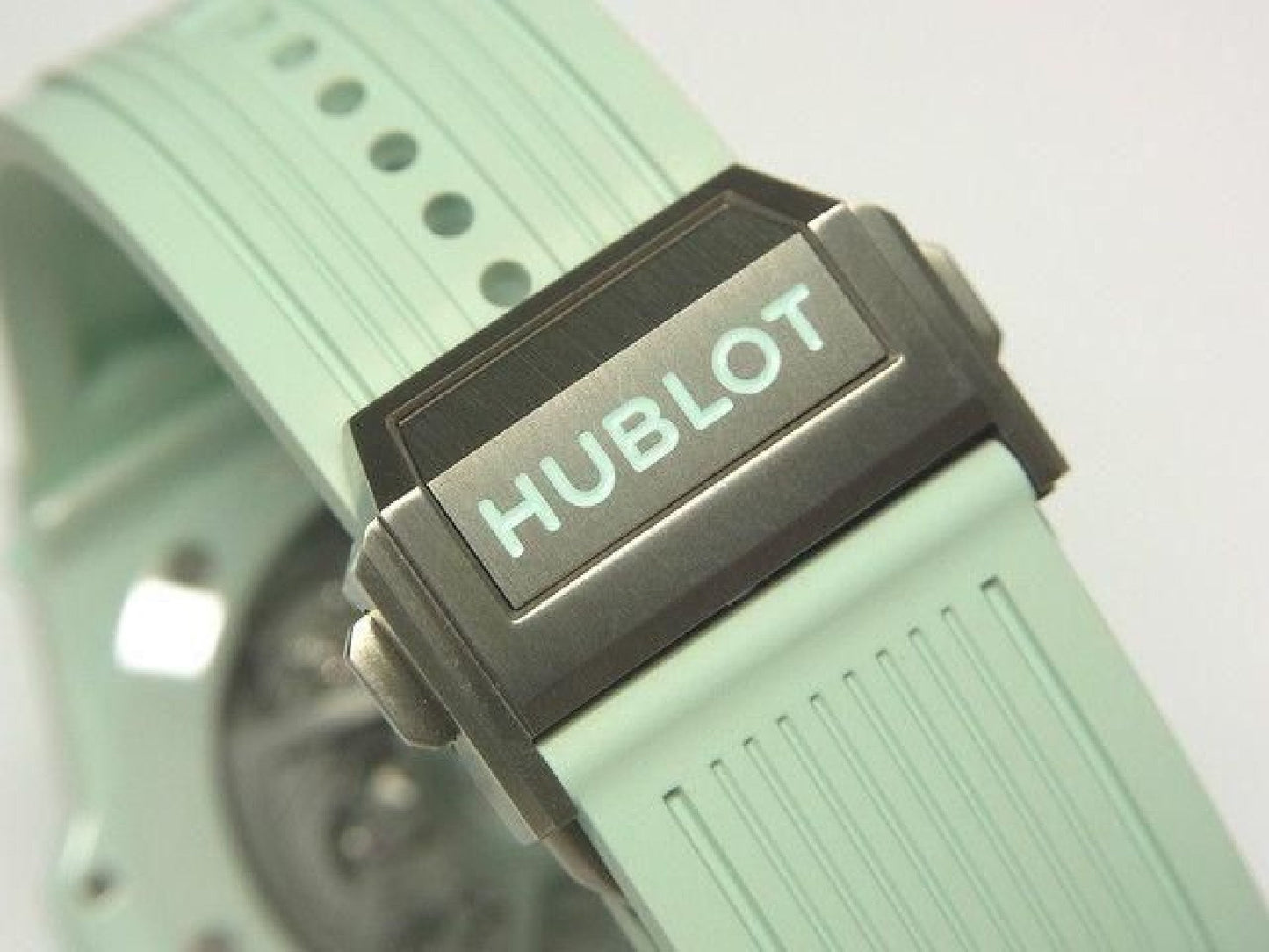 HUBLOT Big Bang Unico mintgroene keramiek 42 MM 441.GS.5221.RX Heren 191858546 hannari-shop