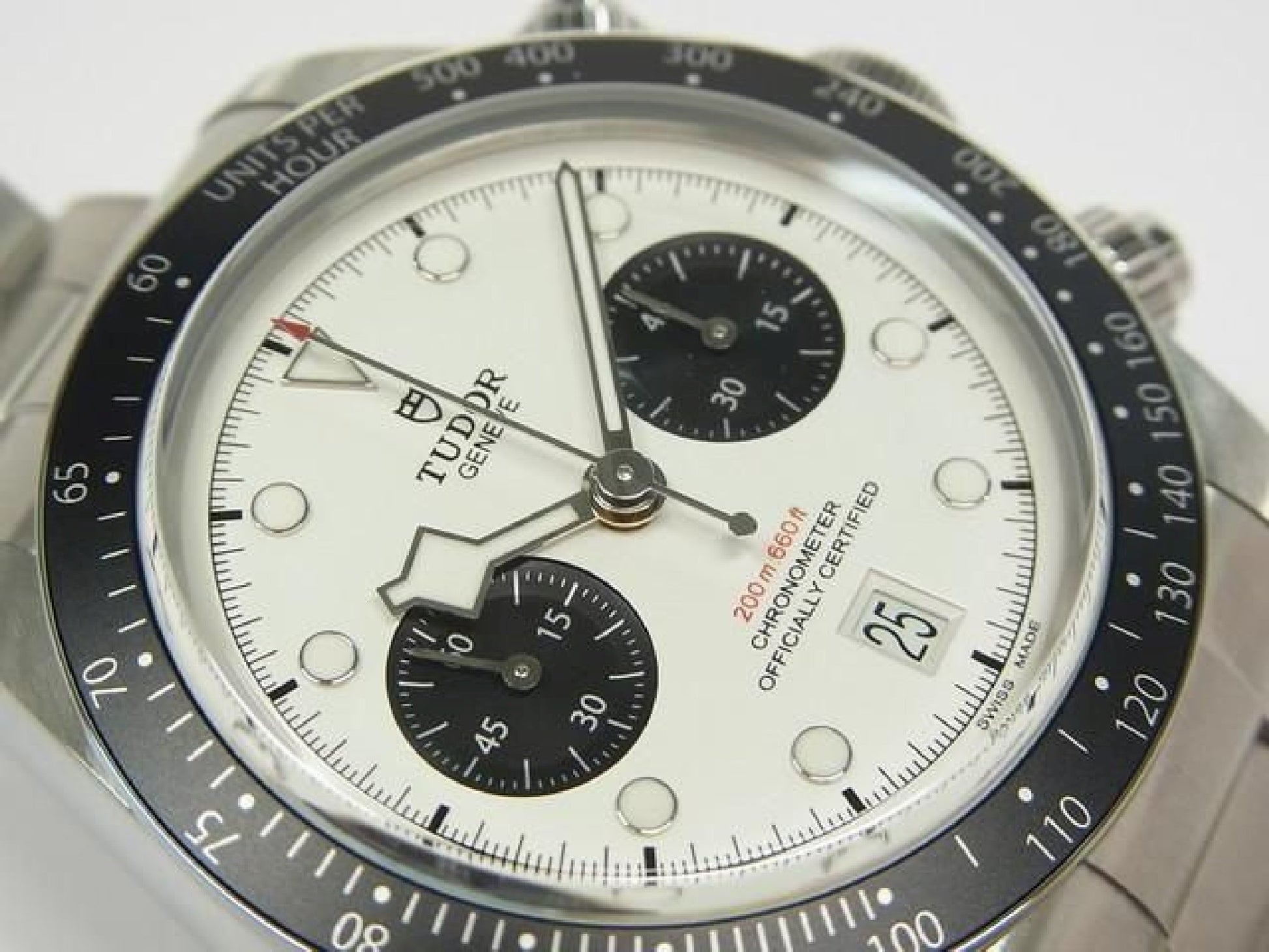 TUDOR Black Bay Chrono Opaline x black 79360N unused Mens 191862709 hannari-shop