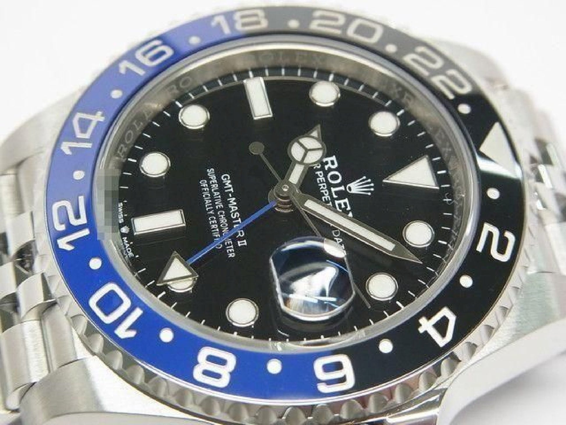 ROLEX GMT MasterII blauwe zwarte bezel 126710BLNR Jubilee armband '21 gekocht Heren 191886398 hannari-shop
