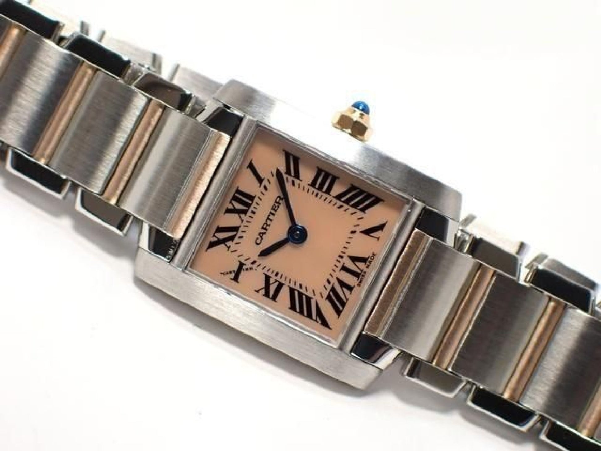 CARTIER Dames Tank Francaise SM PG combinatie W51027Q4 '04 Dames 192049839 hannari-shop