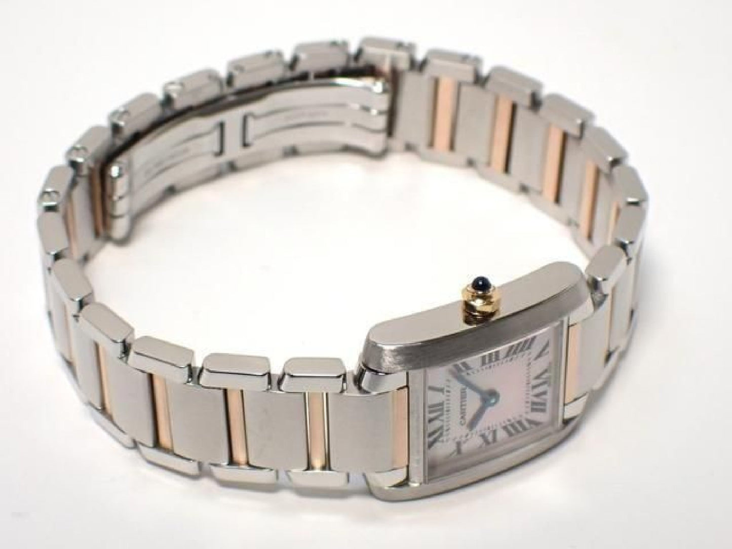 CARTIER Dames Tank Francaise SM PG combinatie W51027Q4 '04 Dames 192049839 hannari-shop