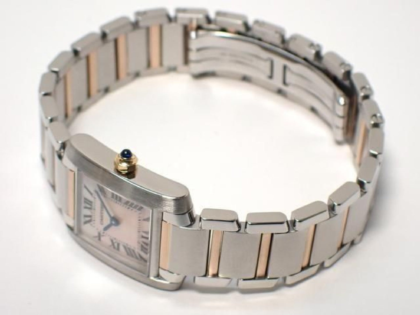 CARTIER Dames Tank Francaise SM PG combinatie W51027Q4 '04 Dames 192049839 hannari-shop