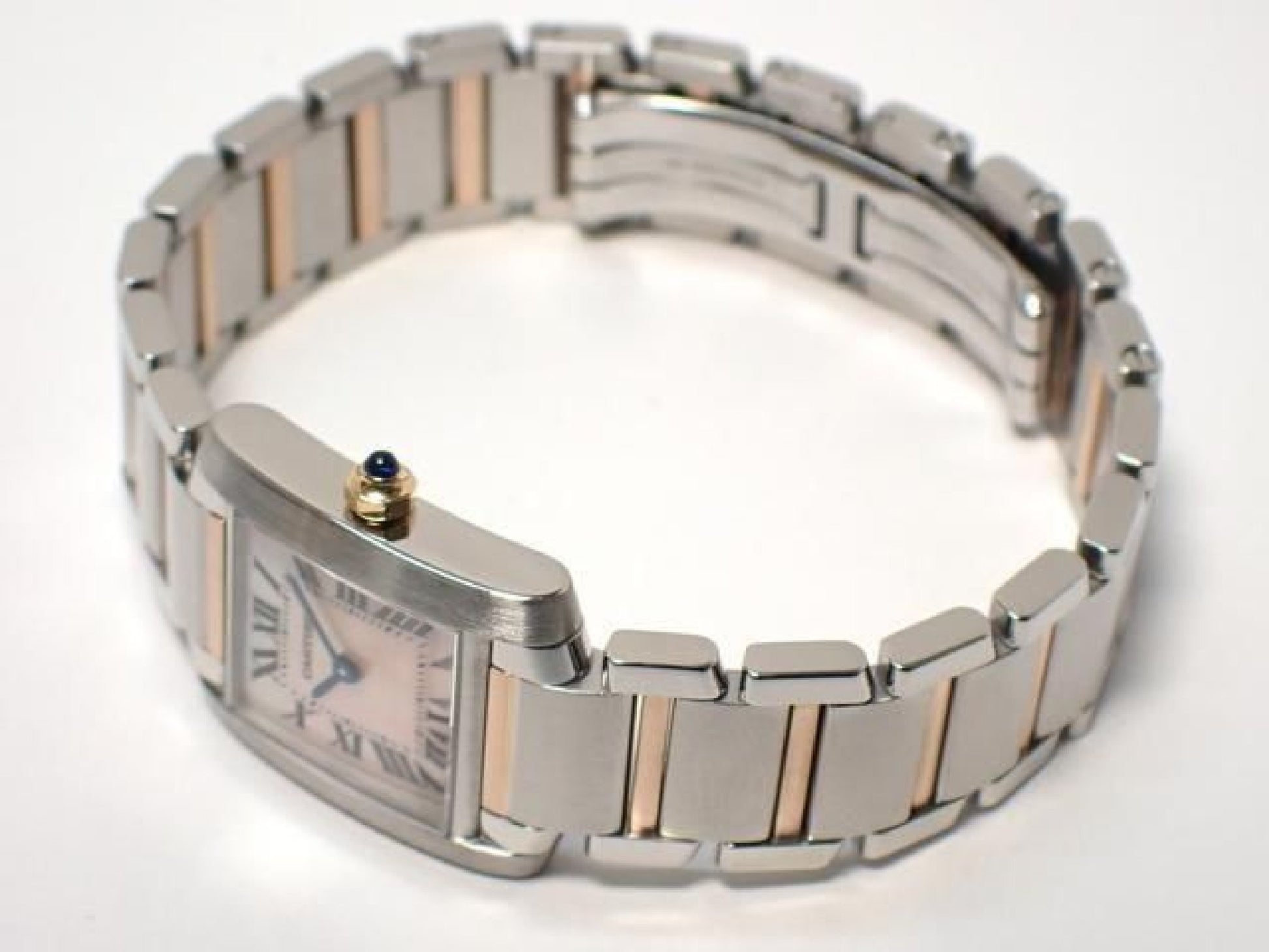 CARTIER Dames Tank Francaise SM PG combinatie W51027Q4 '04 Dames 192049839 hannari-shop
