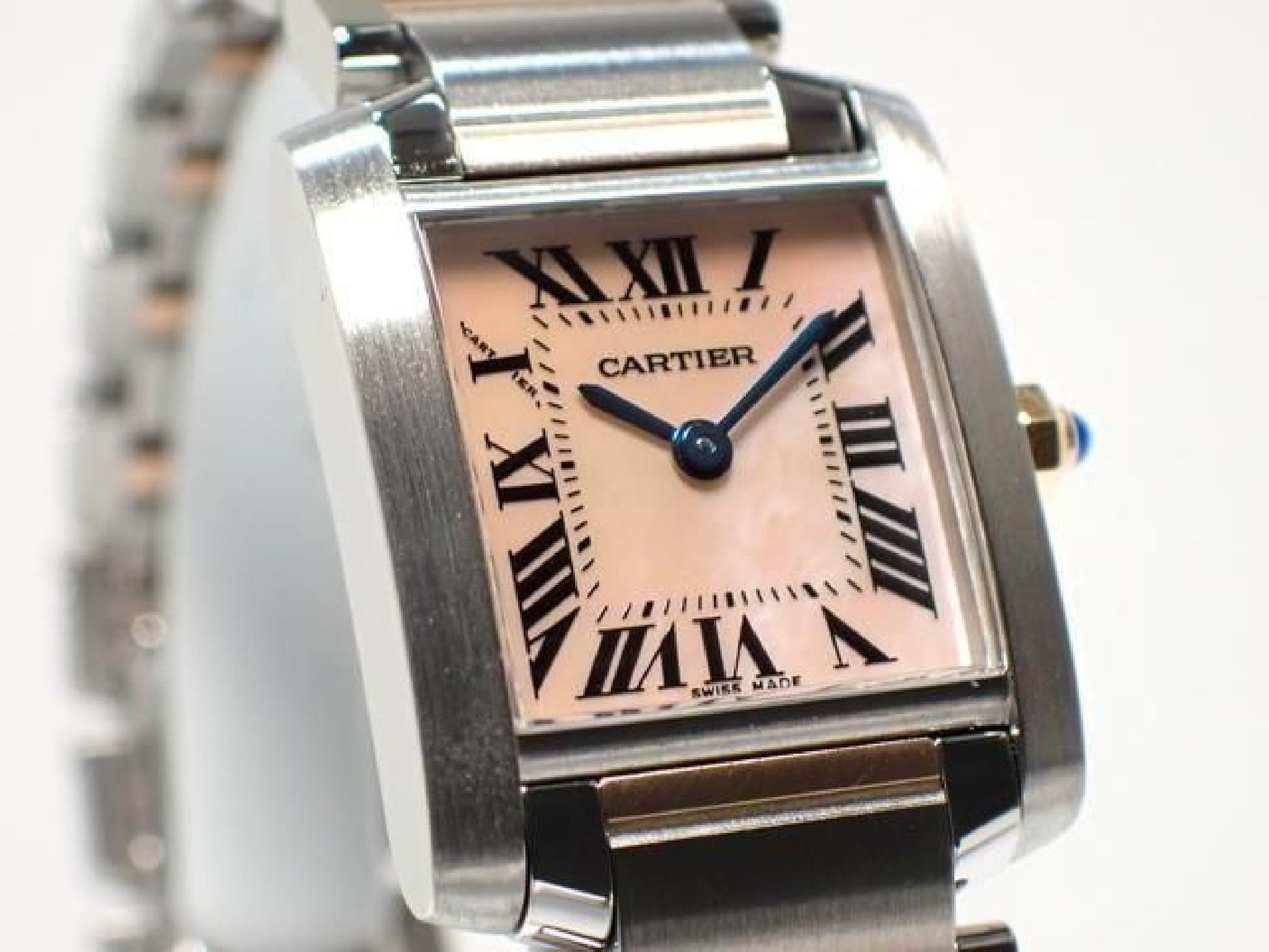 CARTIER Dames Tank Francaise SM PG combinatie W51027Q4 '04 Dames 192049839 hannari-shop