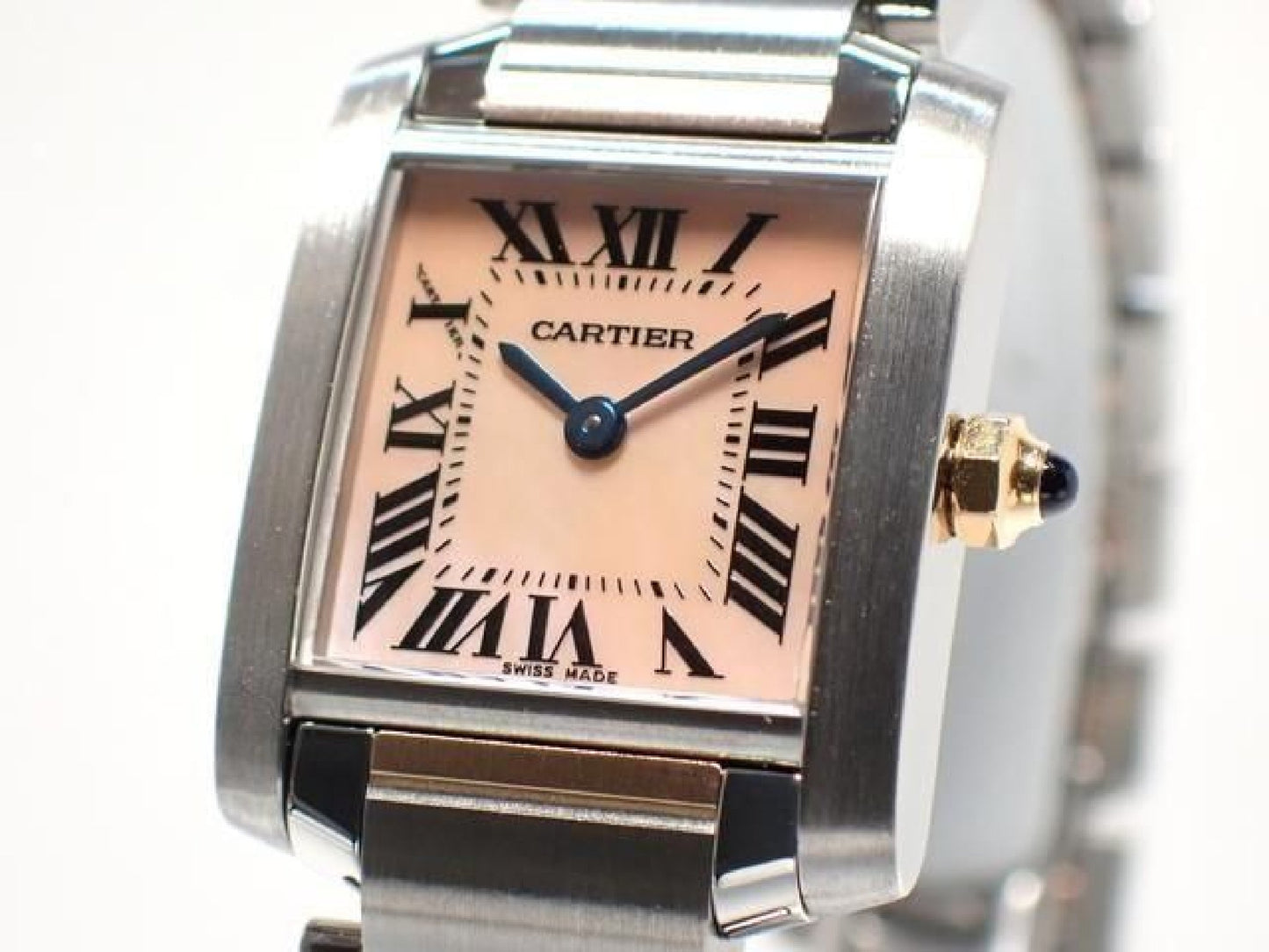 CARTIER Dames Tank Francaise SM PG combinatie W51027Q4 '04 Dames 192049839 hannari-shop