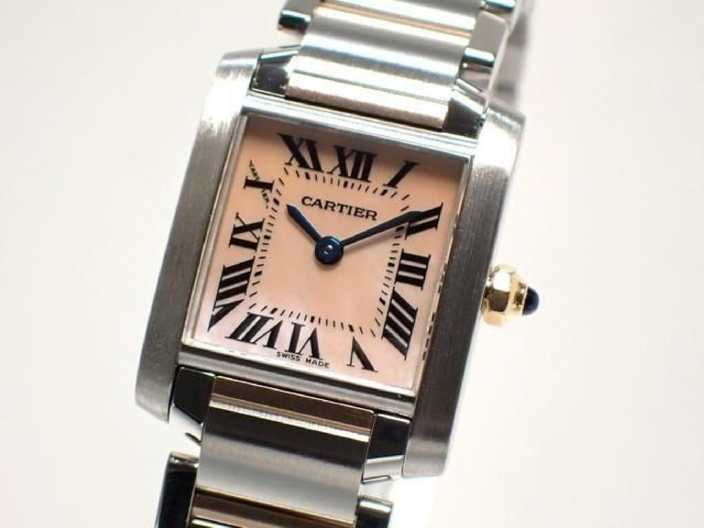 CARTIER Dames Tank Francaise SM PG combinatie W51027Q4 '04 Dames 192049839 hannari-shop
