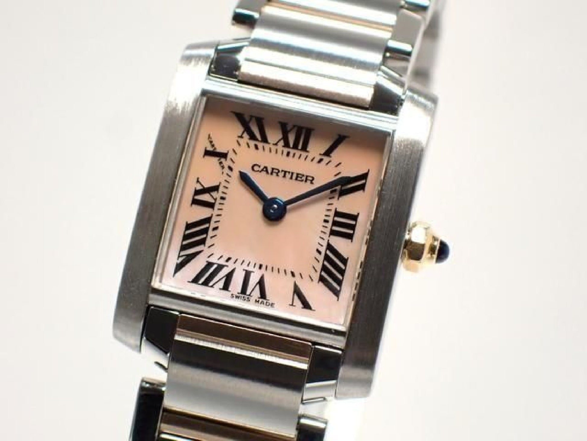 CARTIER Dames Tank Francaise SM PG combinatie W51027Q4 '04 Dames 192049839 hannari-shop