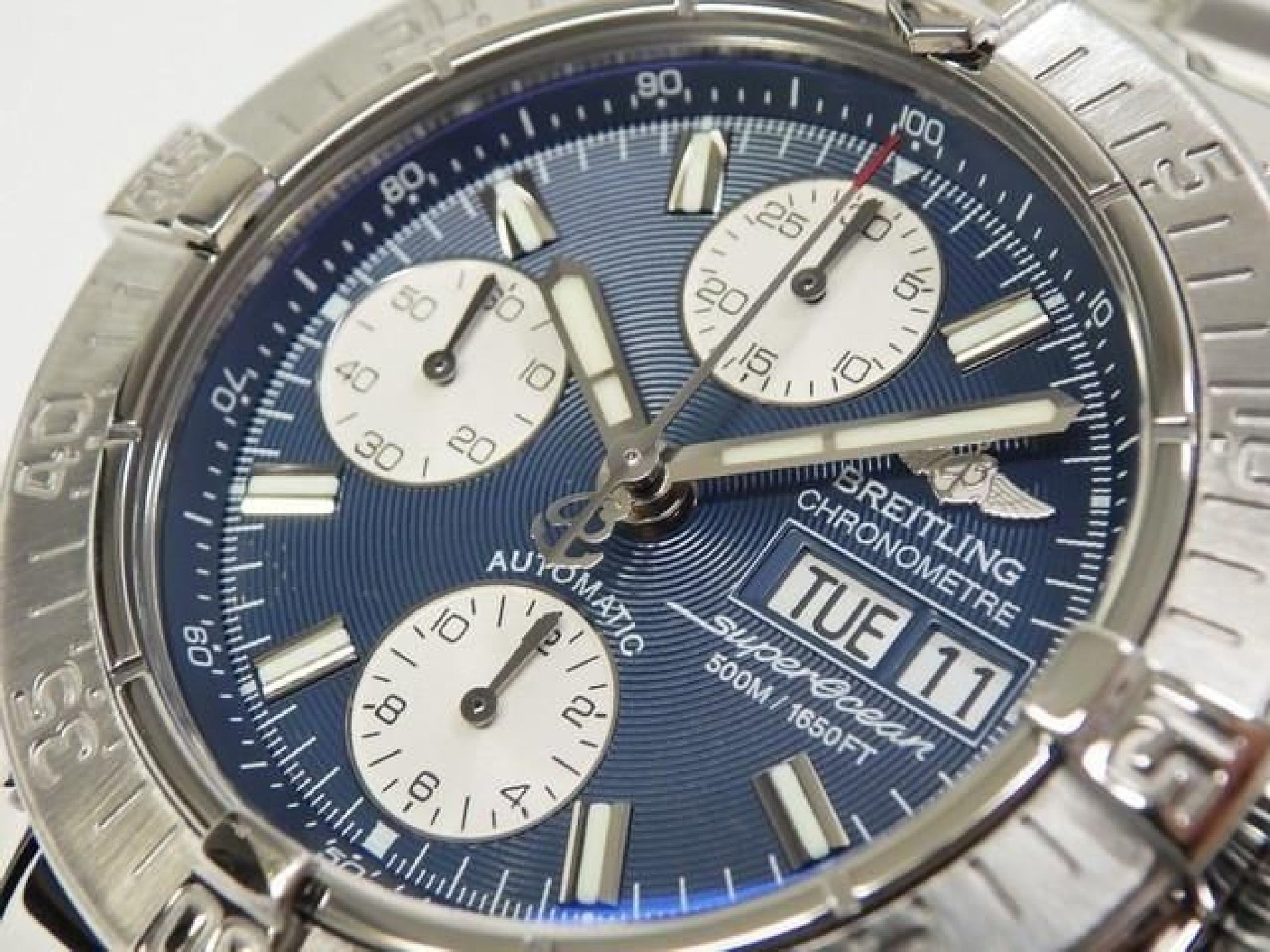 BREITLING Chrono Superocean blue Ref.A111C16PFA Mens 192050297 hannari-shop