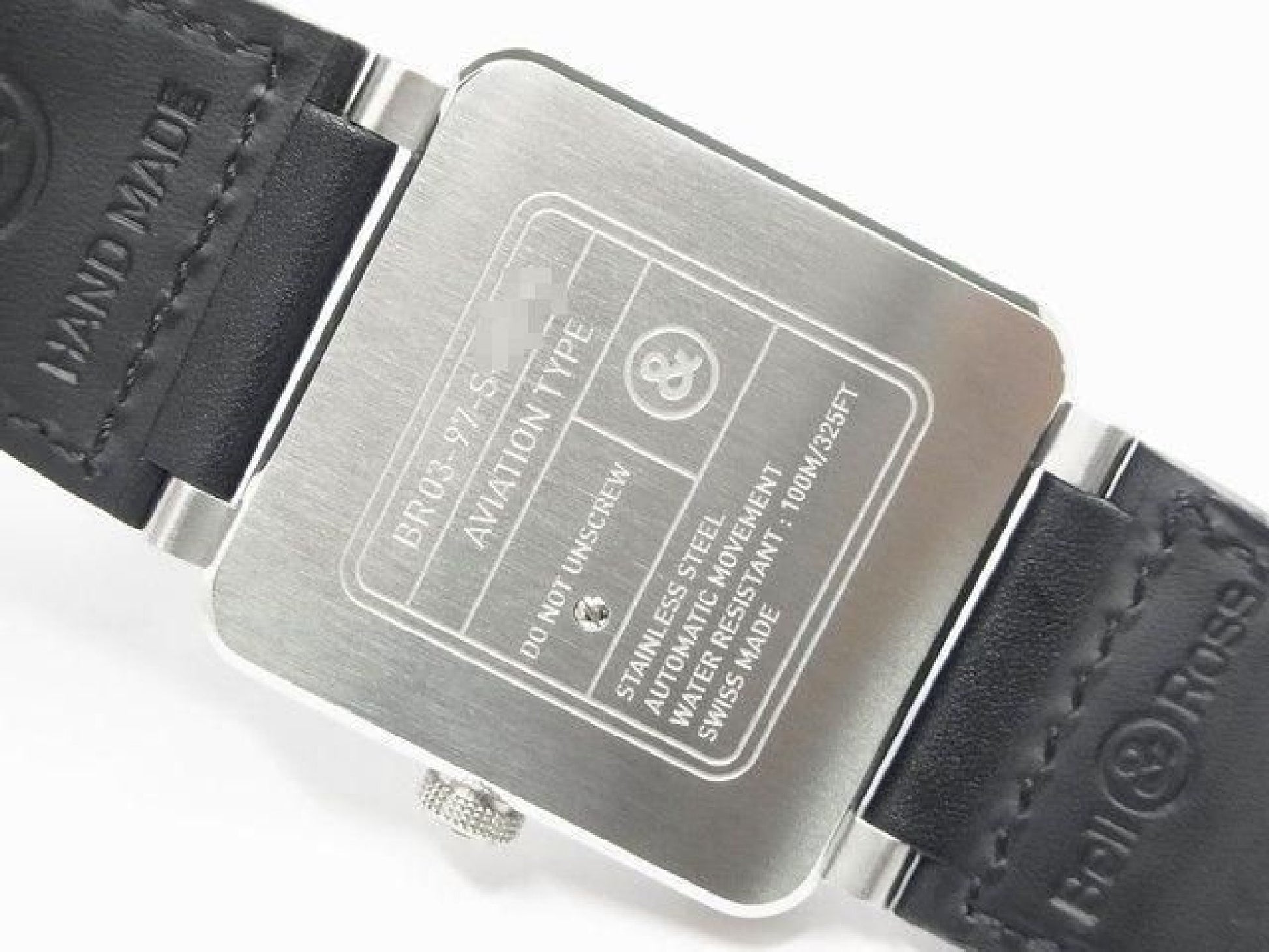BELL & ROSS BR03-97 Reserve de Marche BR0397-BL-SI/SCA Genuine goods Mens 192234983 hannari-shop