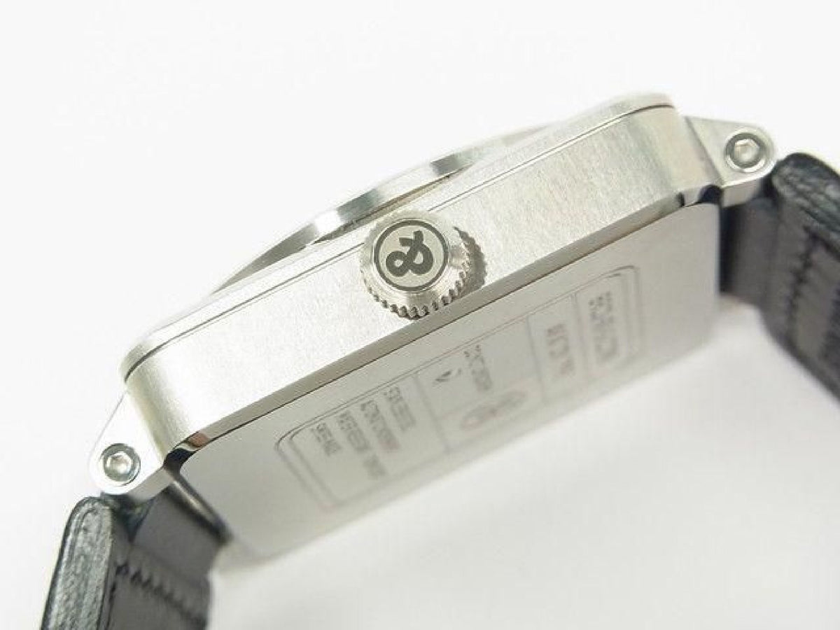 BELL & ROSS BR03-97 Reserve de Marche BR0397-BL-SI/SCA Genuine goods Mens 192234983 hannari-shop