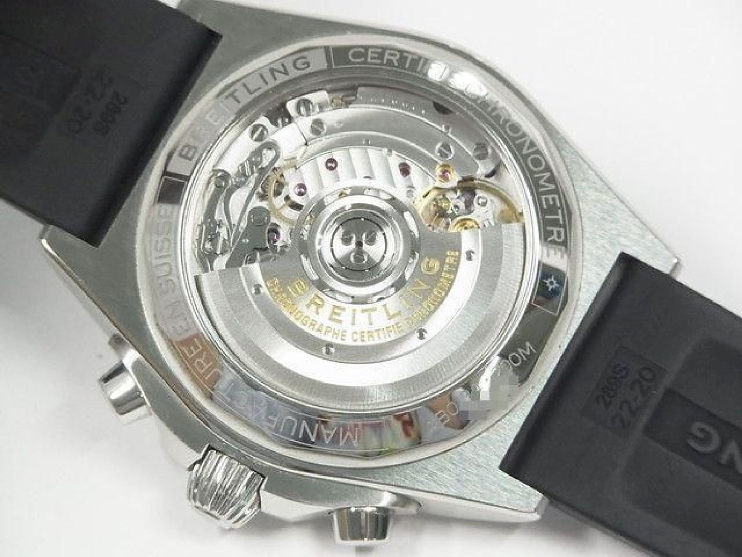 BREITLING Chrono Mat B01 44 zwarte bezel met diamant Boutique Limited Heren 192291512 hannari-shop