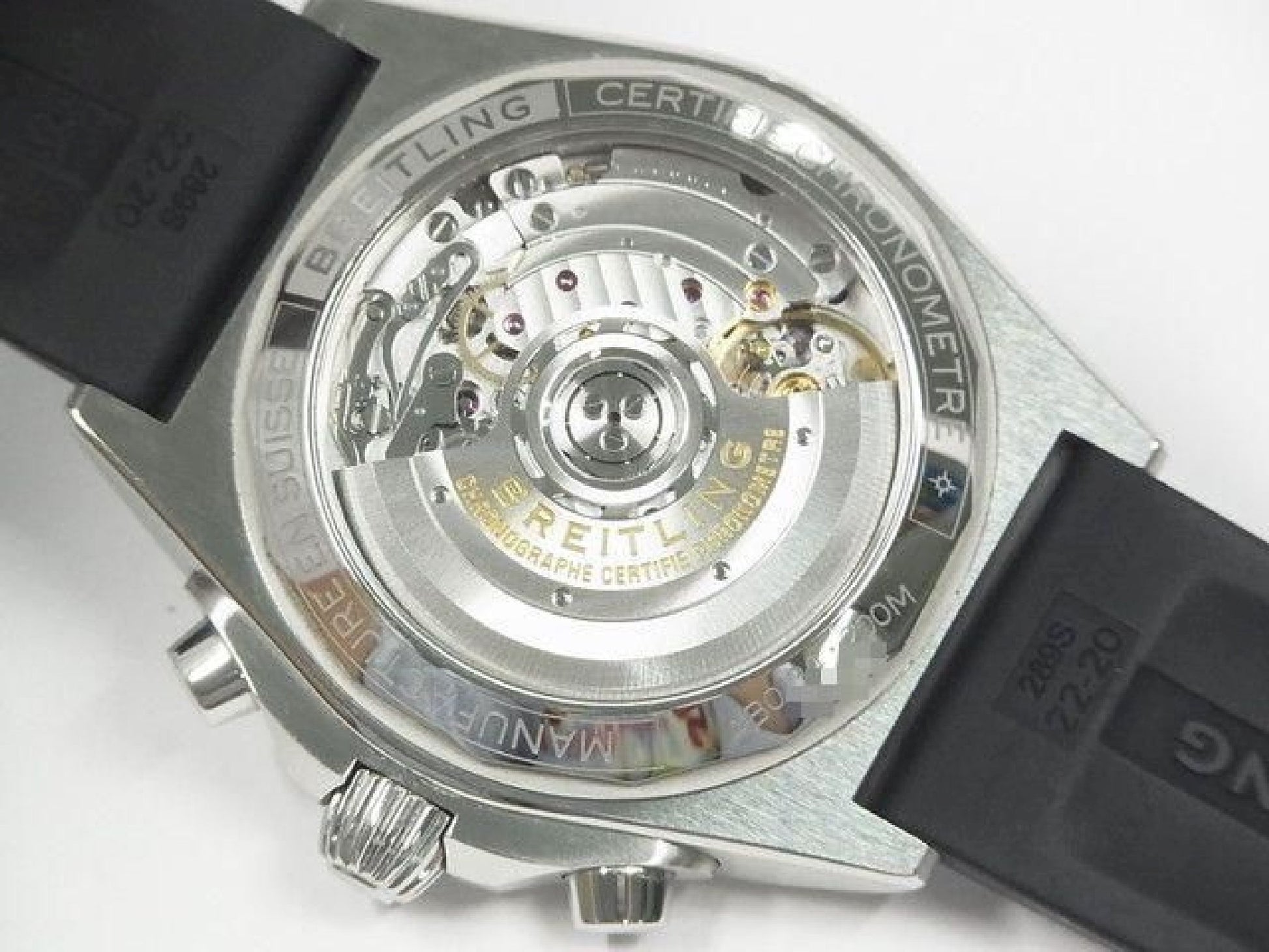 BREITLING Chrono Mat B01 44 zwarte bezel met diamant Boutique Limited Heren 192291512 hannari-shop