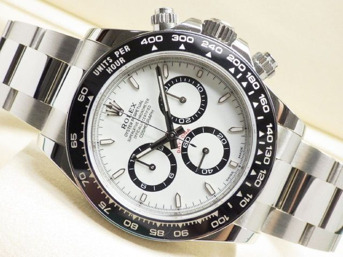 ROLEX Daytona witte wijzerplaat 126500LN ongebruikt '25 Heren 192300185 hannari-shop