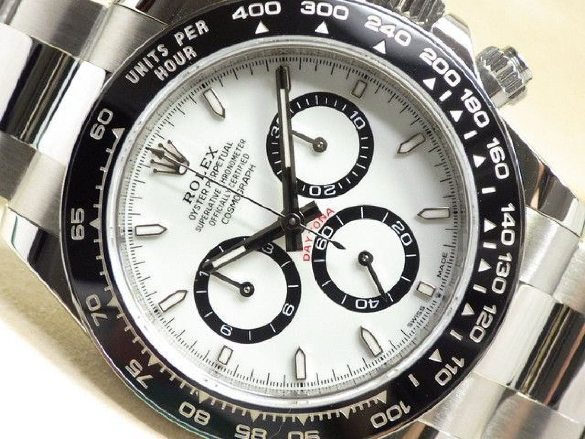 ROLEX Daytona witte wijzerplaat 126500LN ongebruikt '25 Heren 192300185 hannari-shop