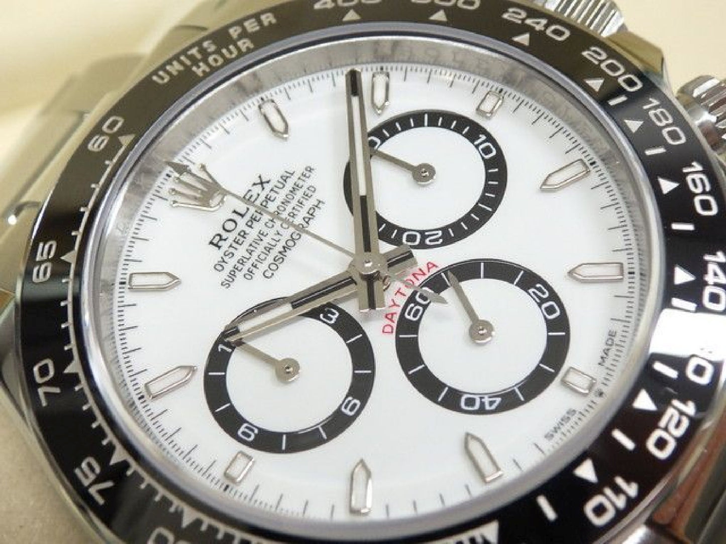 ROLEX Daytona witte wijzerplaat 126500LN ongebruikt '25 Heren 192300185 hannari-shop
