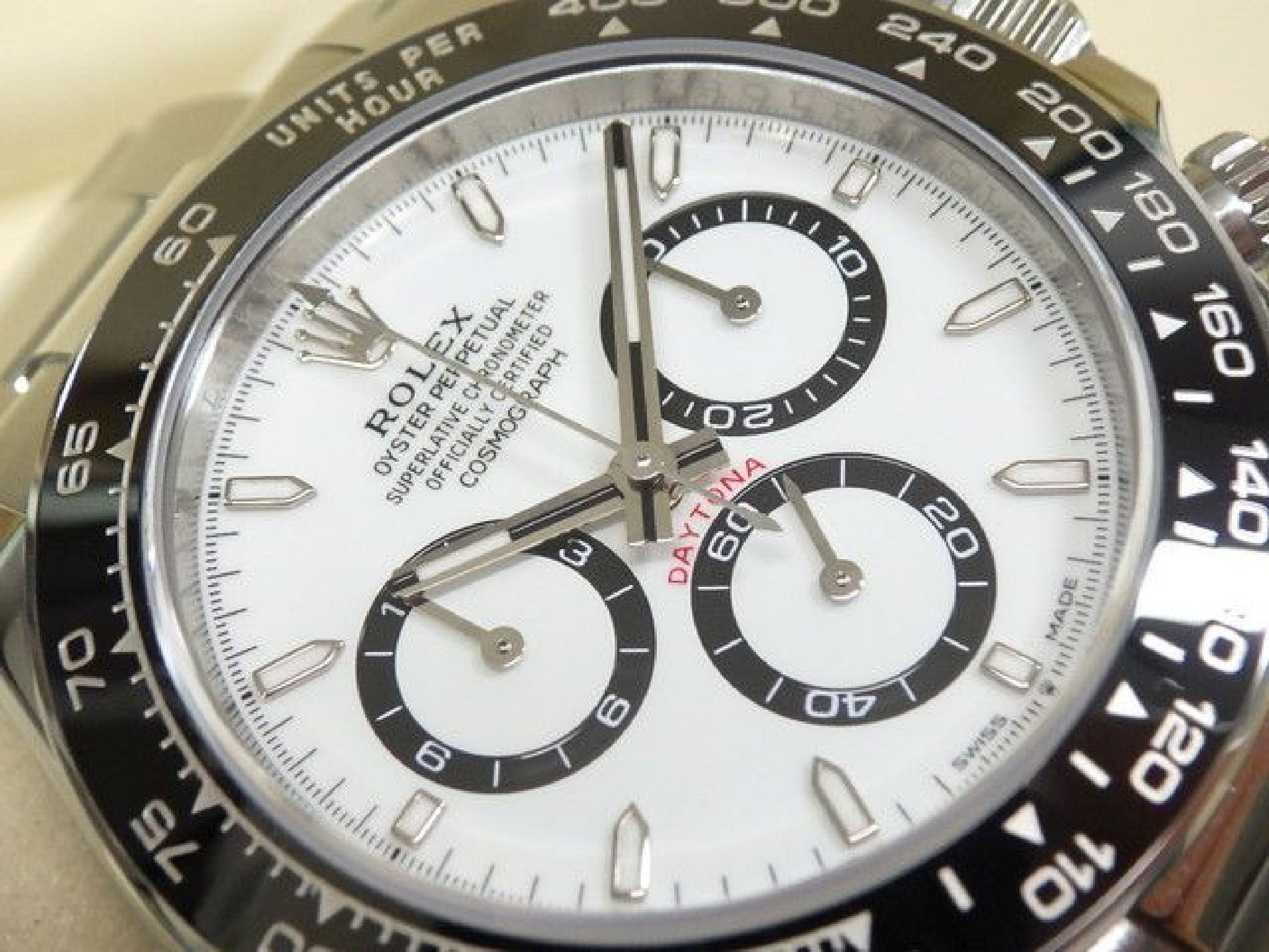 ROLEX Daytona witte wijzerplaat 126500LN ongebruikt '25 Heren 192300185 hannari-shop