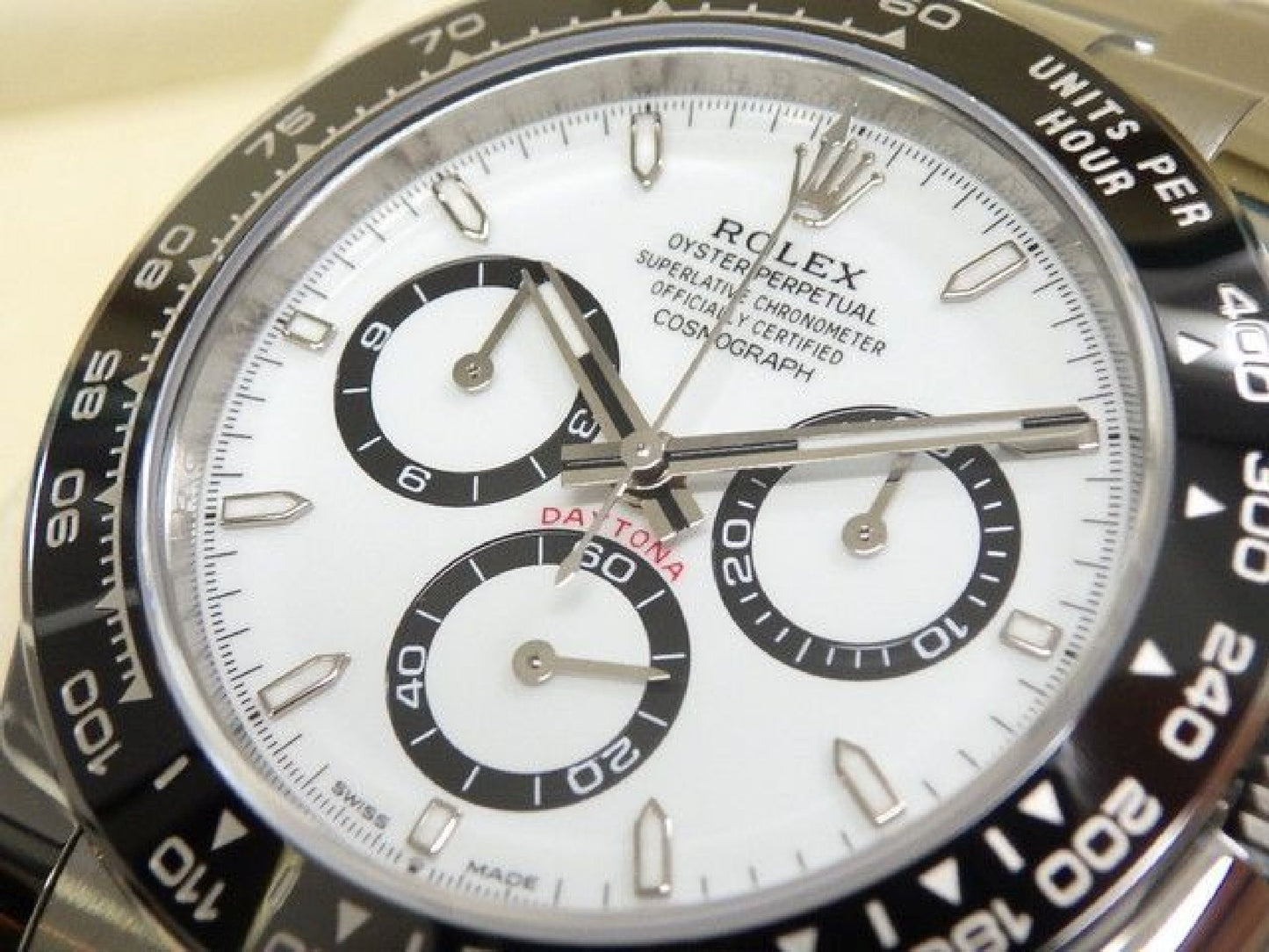 ROLEX Daytona witte wijzerplaat 126500LN ongebruikt '25 Heren 192300185 hannari-shop