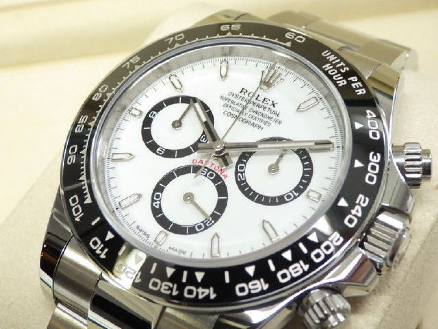 ROLEX Daytona witte wijzerplaat 126500LN ongebruikt '25 Heren 192300185 hannari-shop