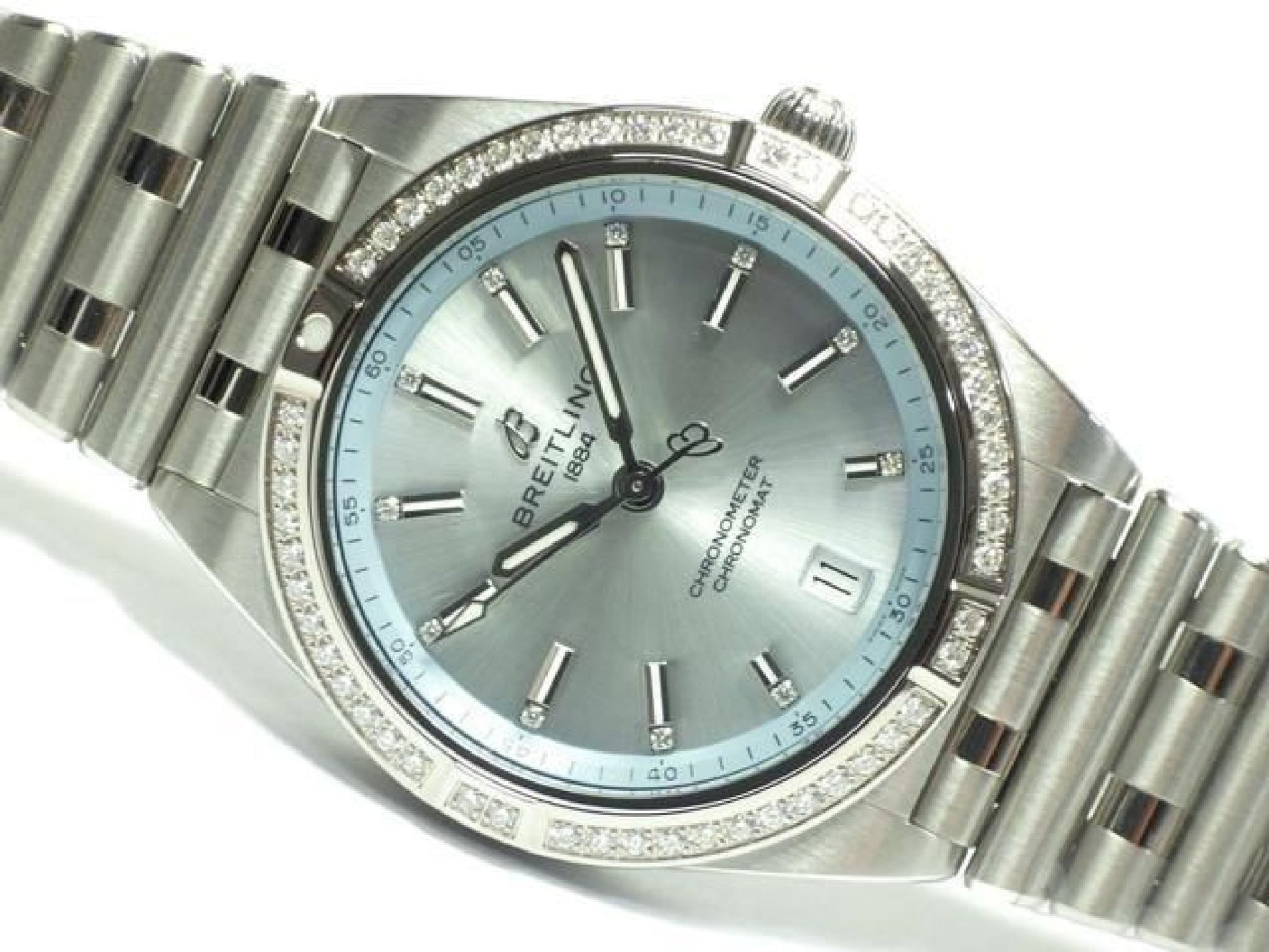 BREITLING Chrono Mat Automatic 36 ijsblauwe wijzerplaat G10380591C1G1 heren 192398303 hannari-shop