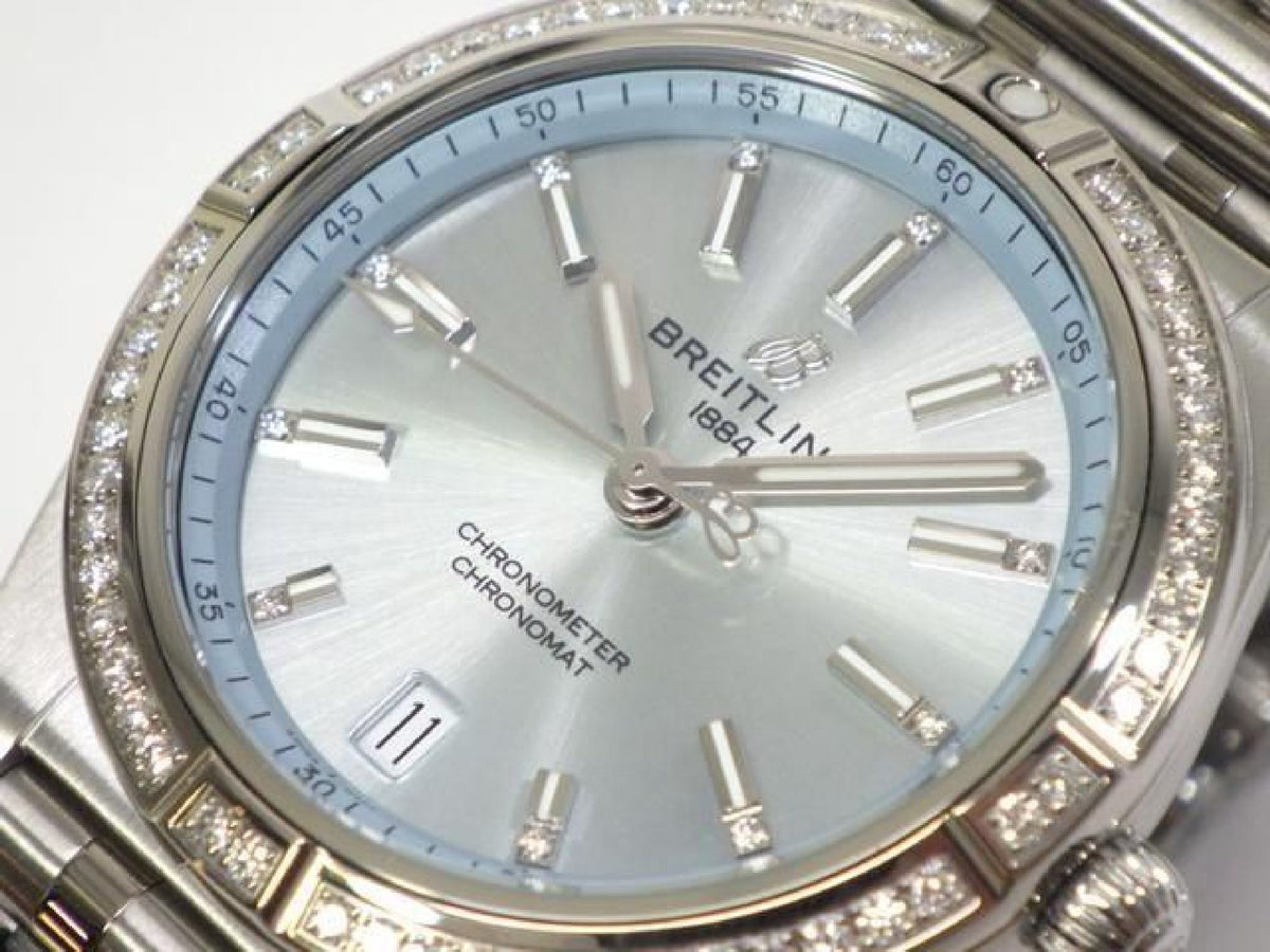 BREITLING Chrono Mat Automatic 36 ijsblauwe wijzerplaat G10380591C1G1 heren 192398303 hannari-shop